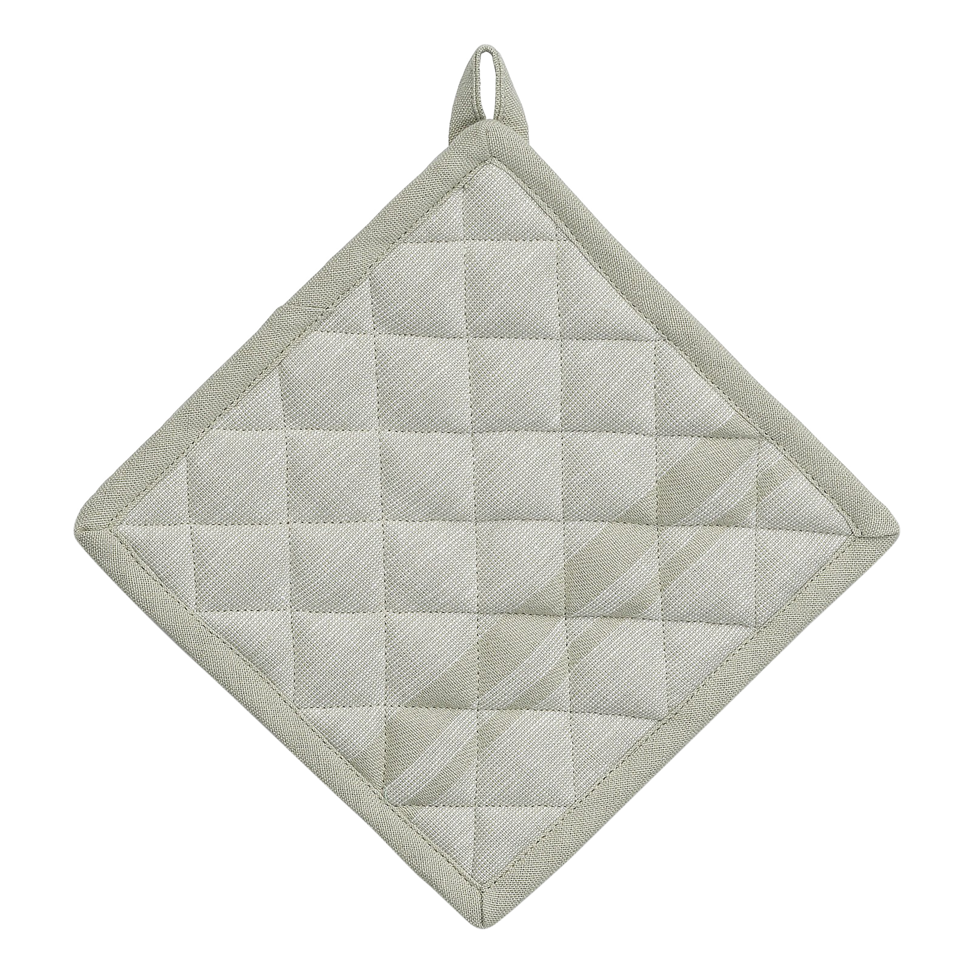 Topflappen Tia Rauchgrün 20x20 Topflappen Tia Rauchgrün 20x20