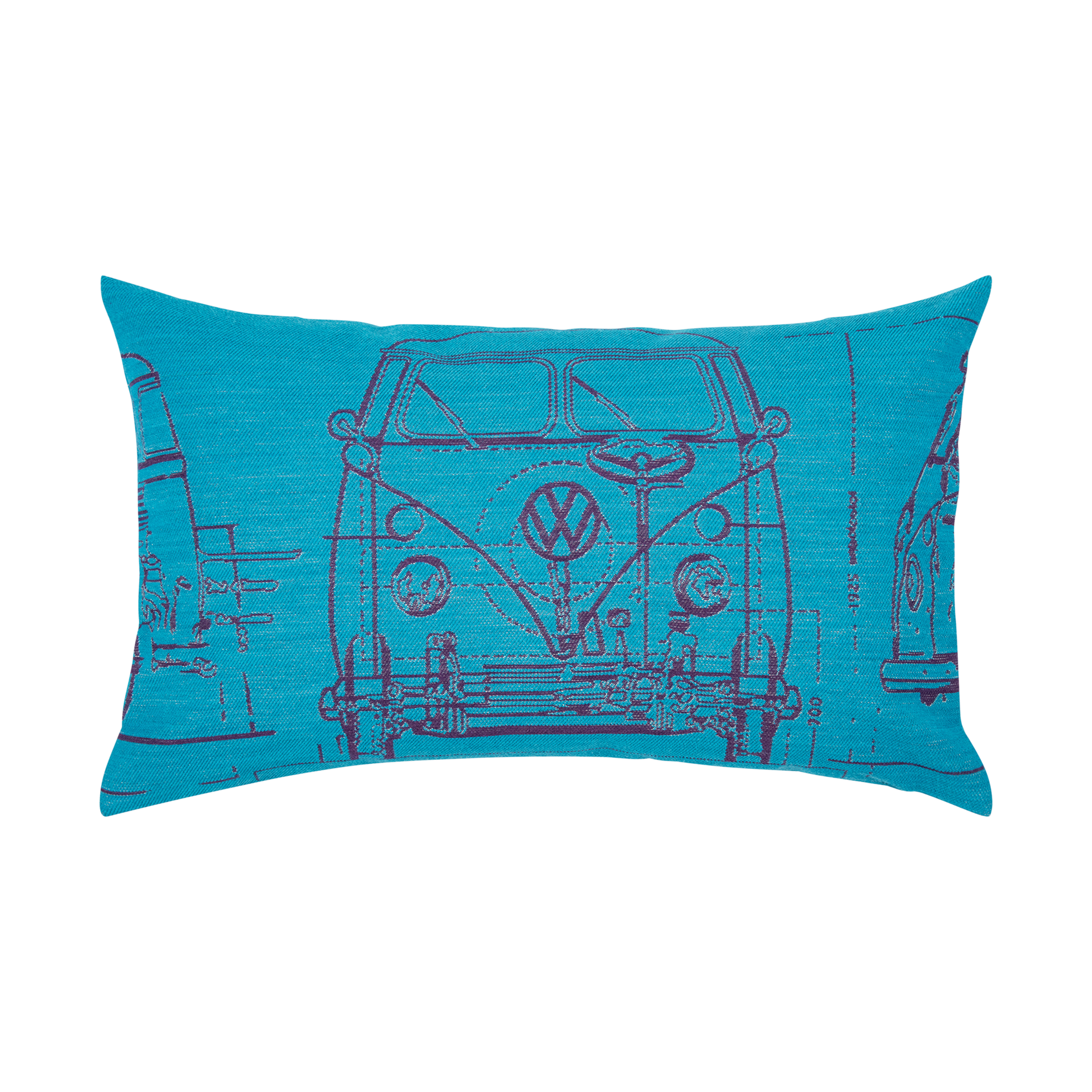 Kissenhülle Volk Blue 35x60cm Kissenhülle Volk Blue 35x60cm