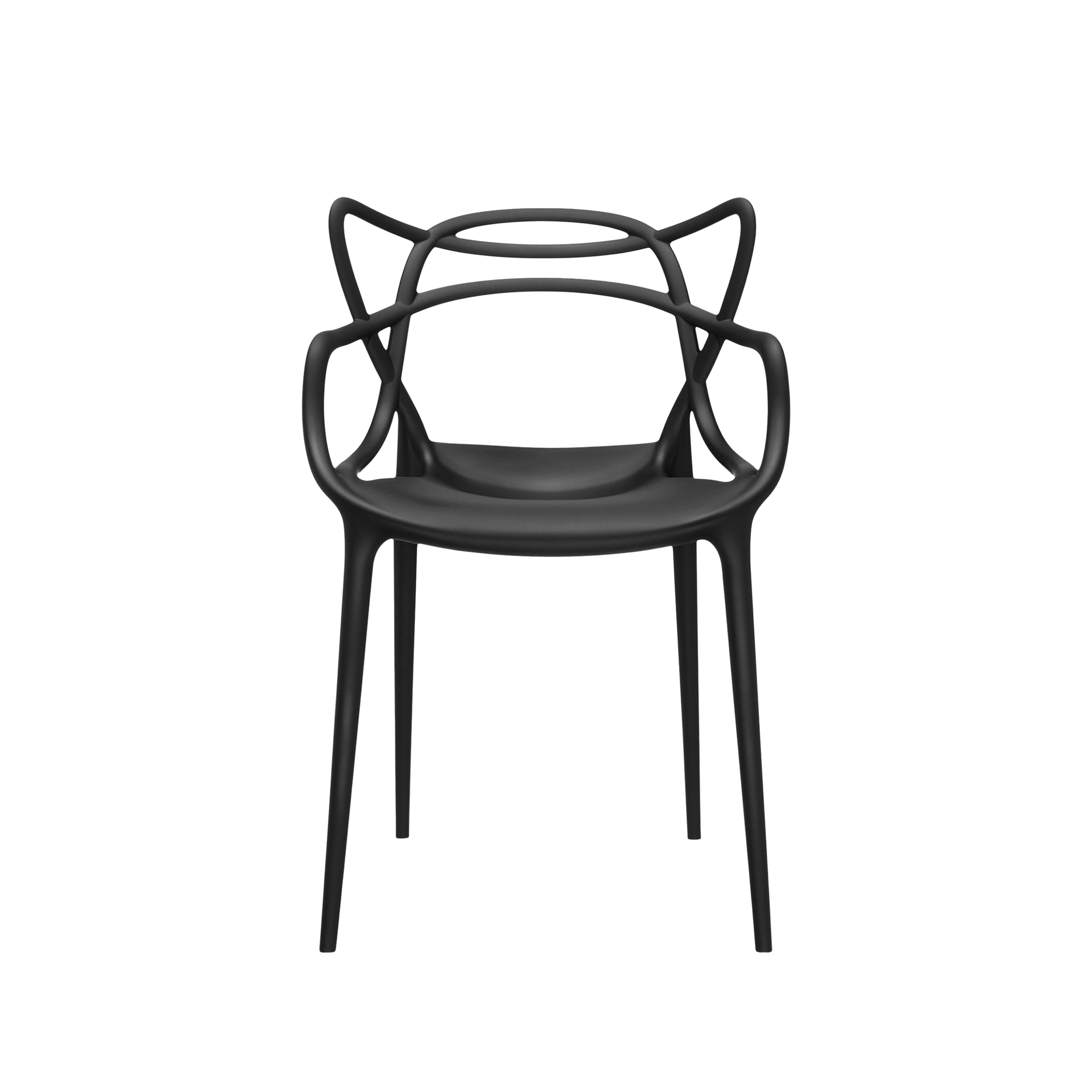 Kartell® Armlehnstuhl Masters Schwarz