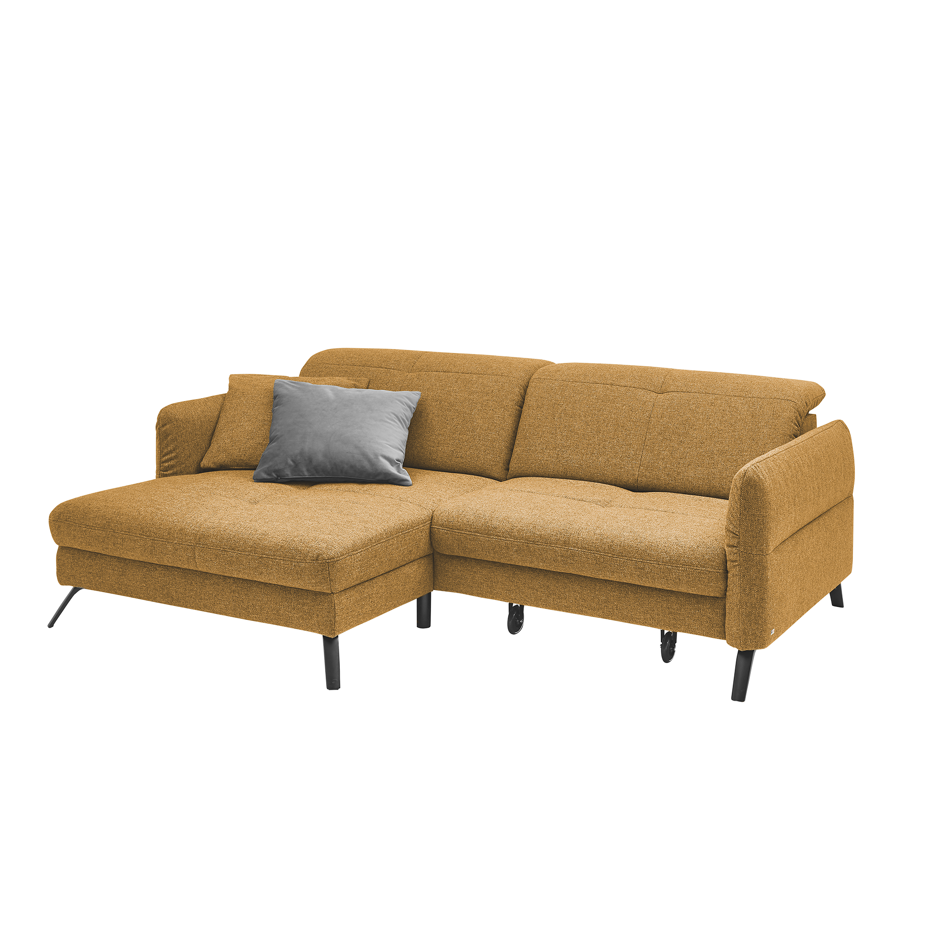 set one by Musterring Ecksofa SO 4400 Gelb Ottomane links