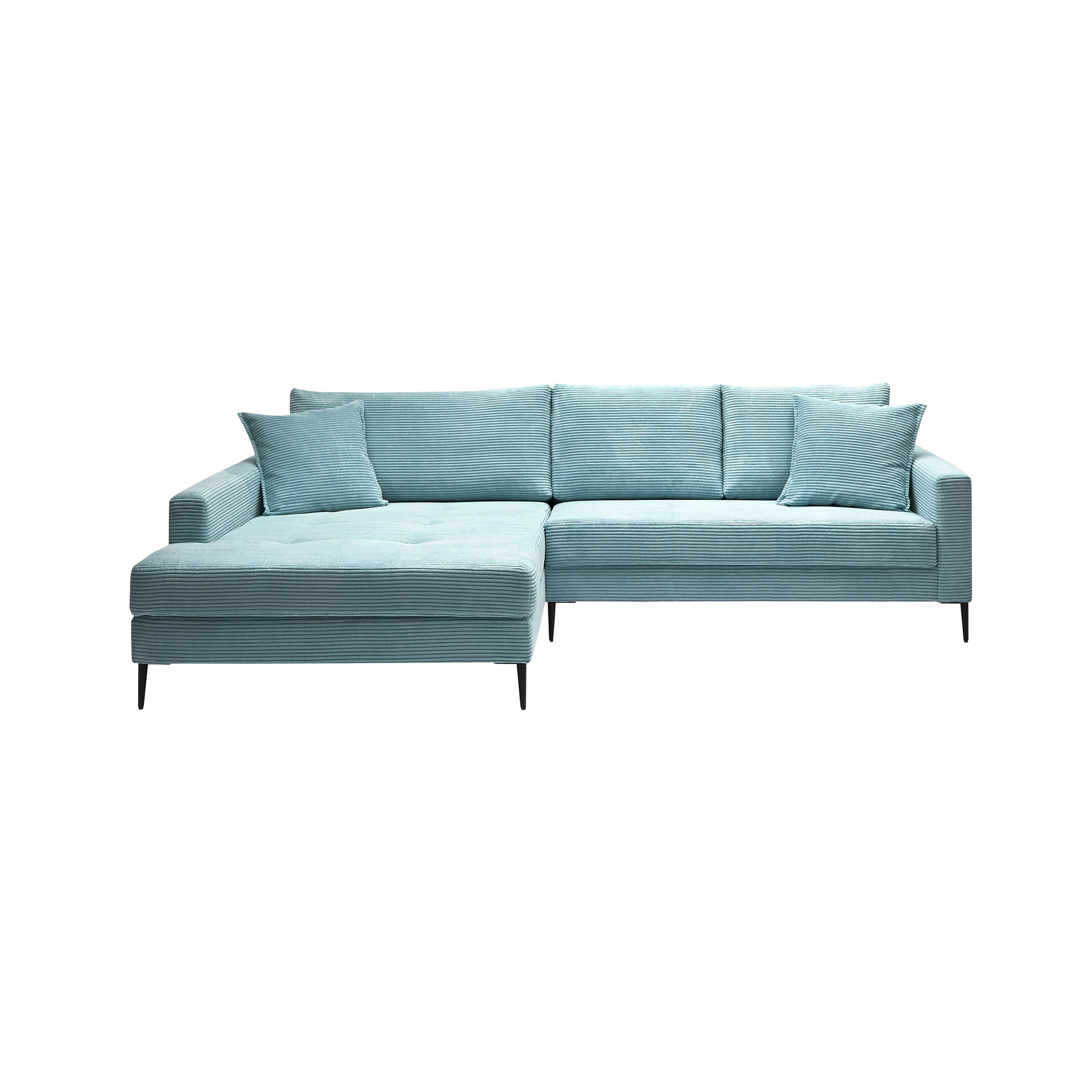 Ecksofa Sunset Türkis Ottomane links Ecksofa Sunset Türkis Ottomane links