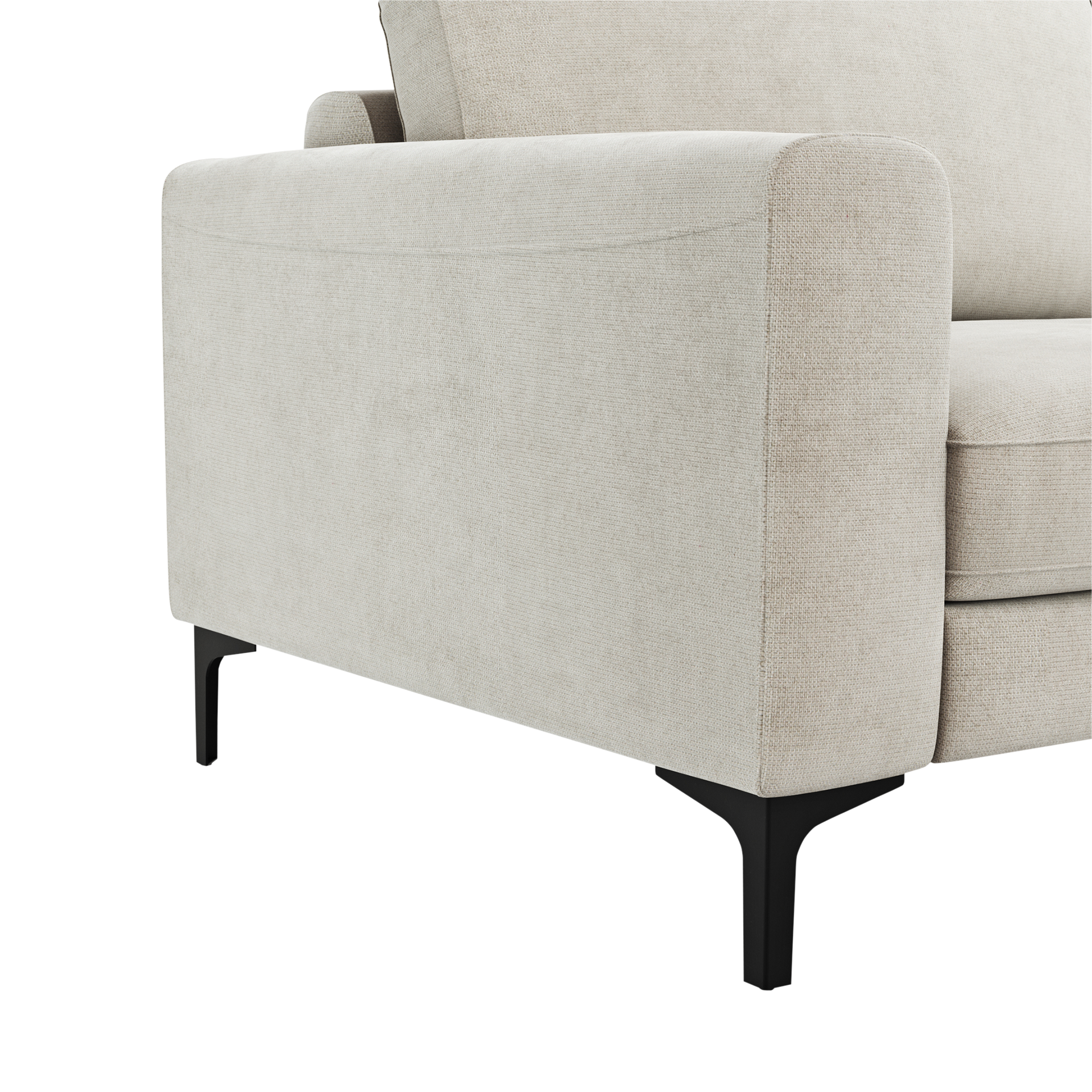 Global wohnen Ecksofa Oviedo Weiß langer Schenkel rechts Global wohnen Ecksofa Oviedo Weiß langer Schenkel rechts