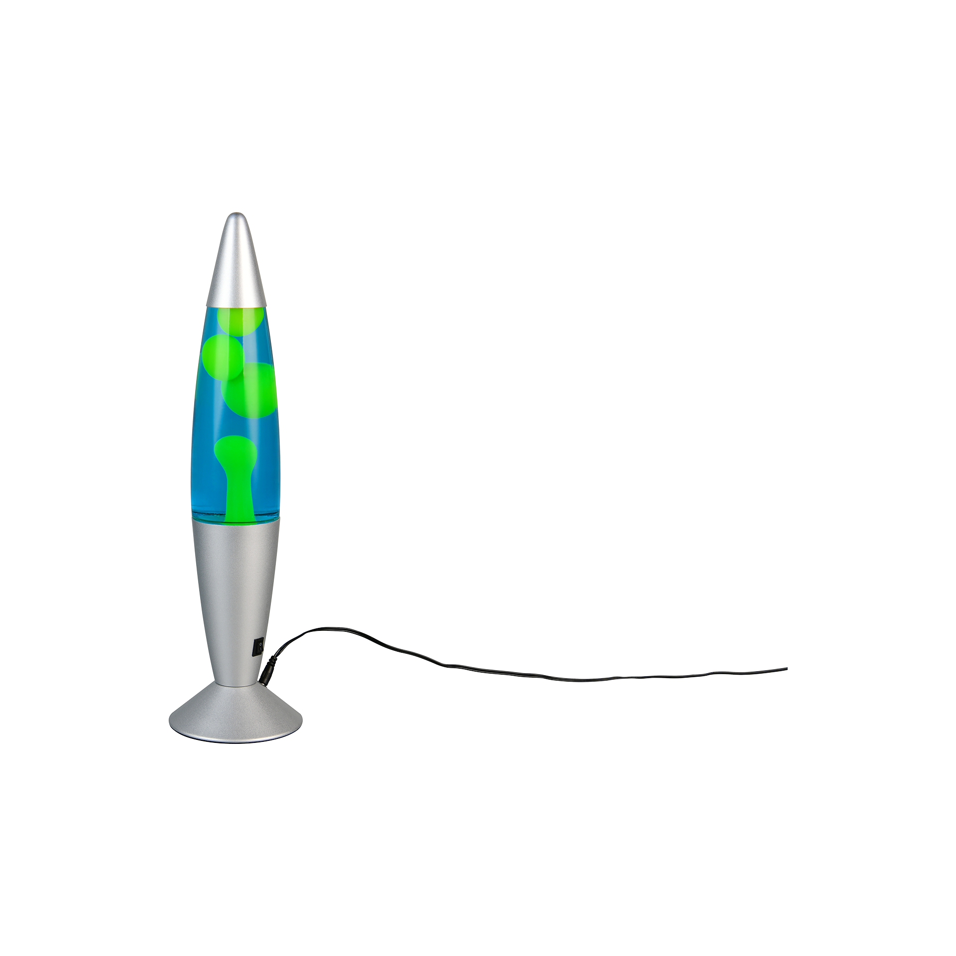 Lavaleuchte Vesuv Silber-Grün Lavaleuchte Vesuv Silber-Grün