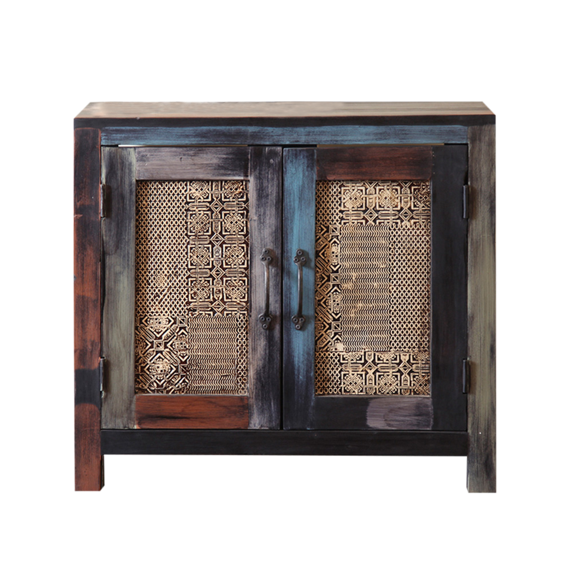 Waschbeckenunterschrank Wahid Shabby bunt 30.5*67*60 Waschbeckenunterschrank Wahid Shabby bunt 30.5*67*60