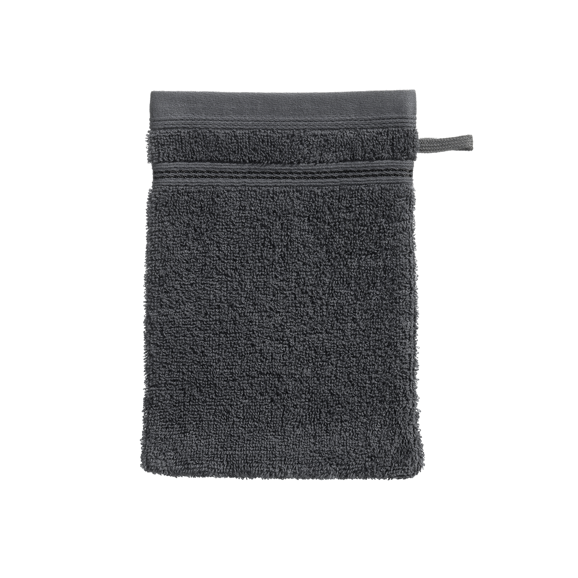 Casea Waschhandschuh Casea Alicante Anthrazit 15x21cm Casea Waschhandschuh Casea Alicante Anthrazit 15x21cm