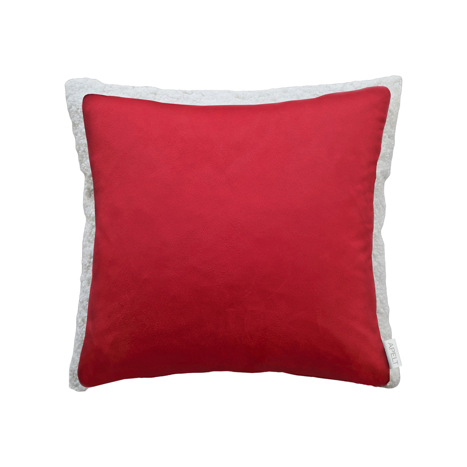 Kissen Montana Rot Weiß 45x45cm