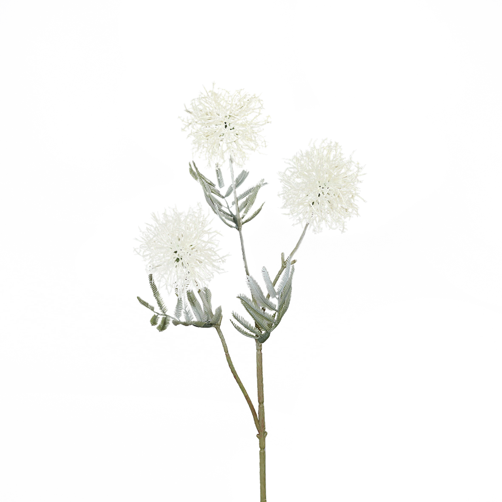 Kunstblume Distel Creme