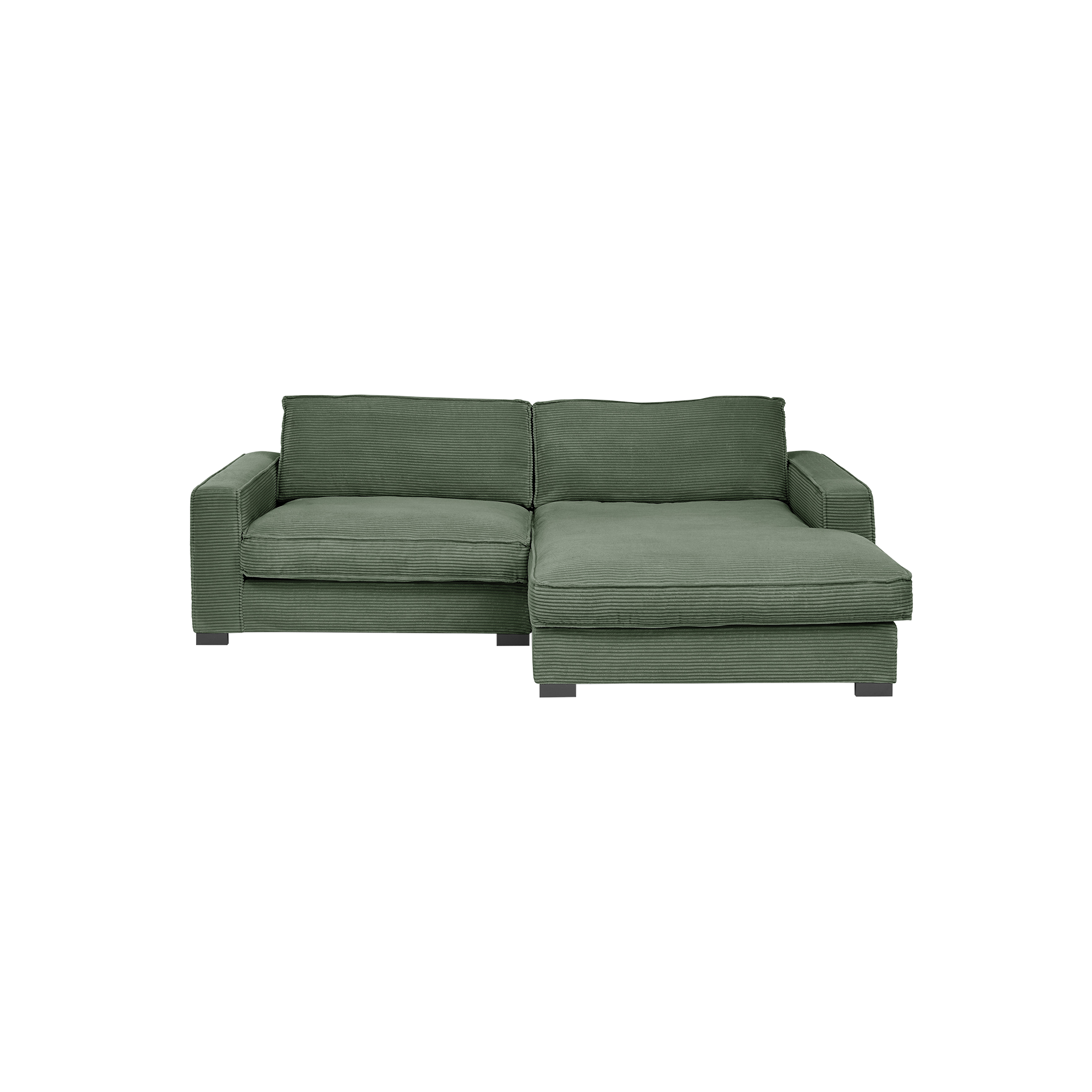 Ecksofa Happy Dunkelgrün