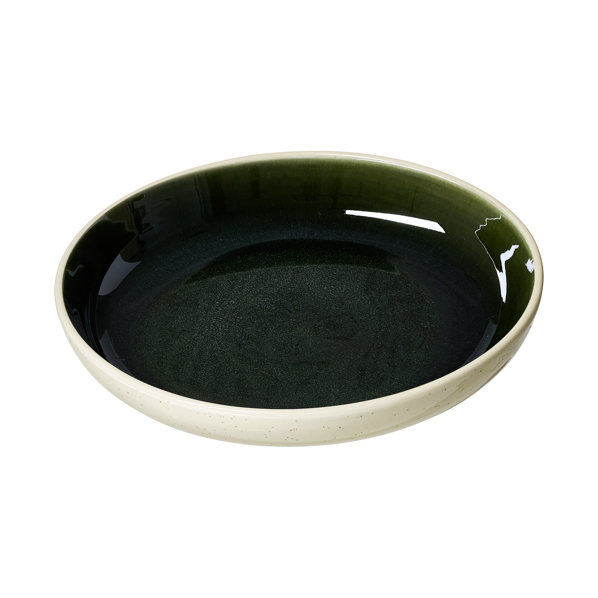 Schale Skog grün-beige