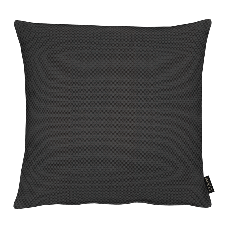 Kissen Miles schwarz / anthr 45x45cm