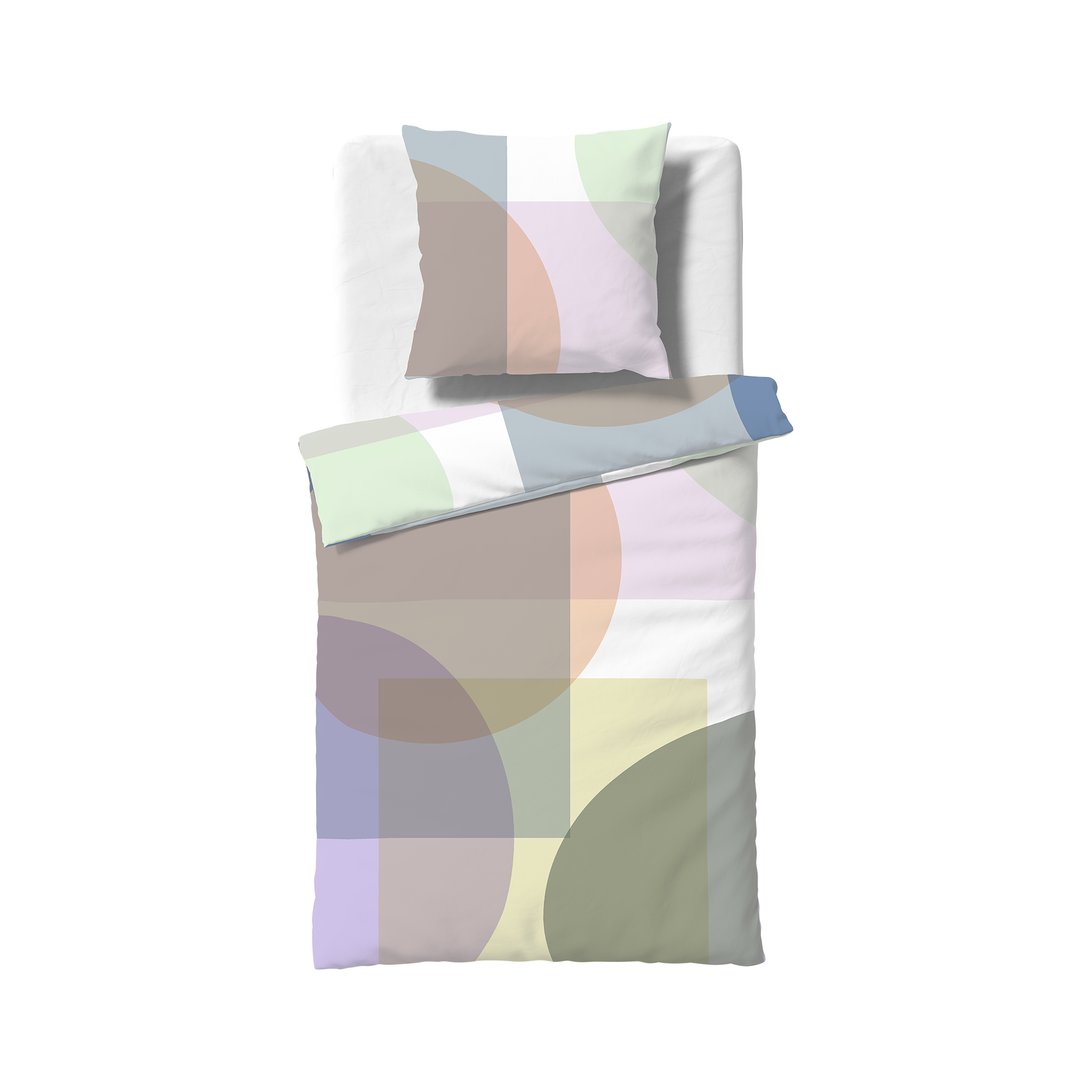 Satin Bettwäsche Bed Art S Multicolor 135x200cm Satin Bettwäsche Bed Art S Multicolor 135x200cm
