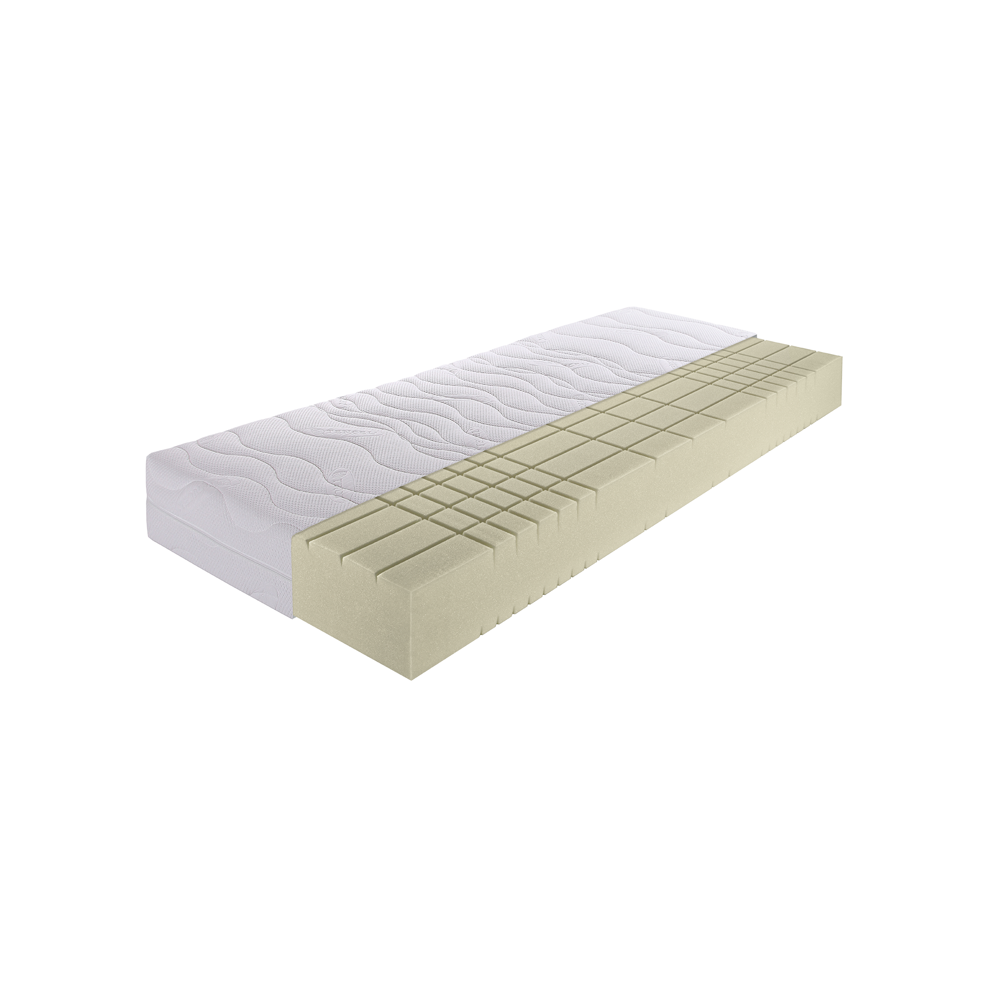 Moonline Komfortschaummatratze Prima Pur 90x200 cm Oberseite H3 - fest, ab ca. 80 kg Unterseite H4 - extra fest, ab ca. 110 kg Moonline Komfortschaummatratze Prima Pur 90x200 cm Oberseite H3 - fest, ab ca. 80 kg Unterseite H4 - extra fest, ab ca. 110 kg