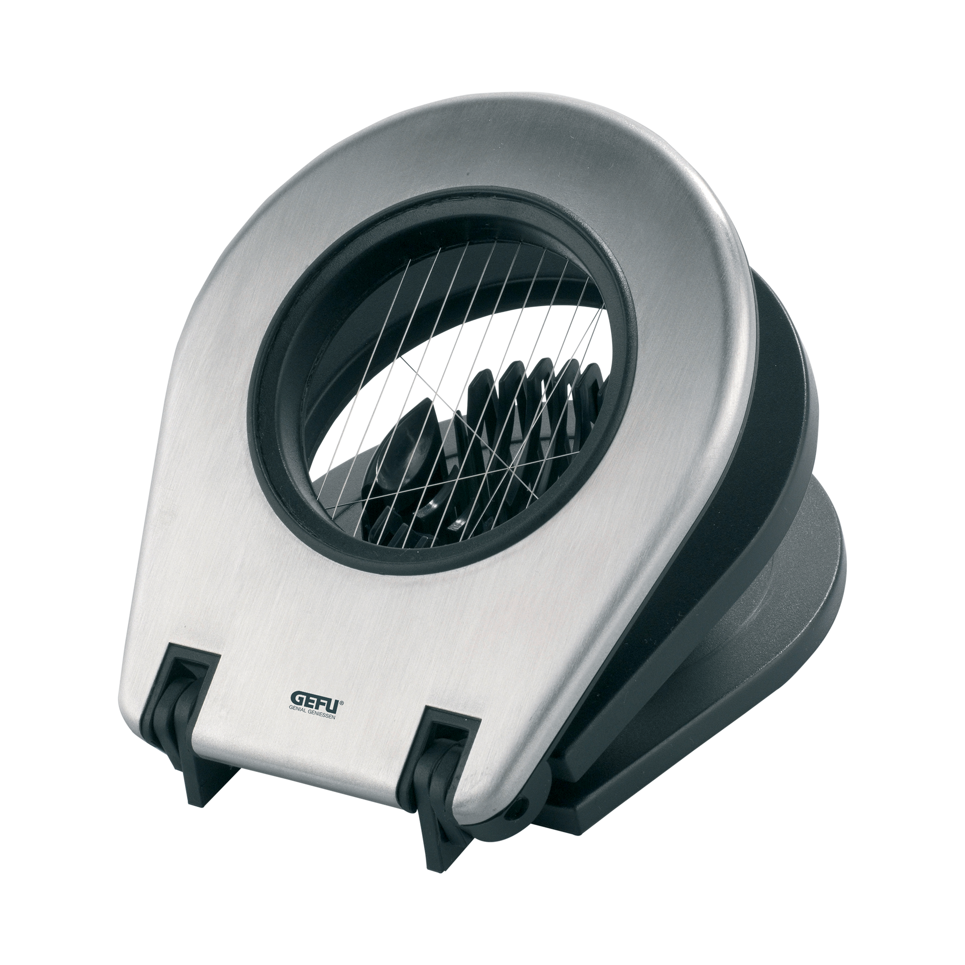 Gefu Eierschneider Duo Schwarz-Silber Gefu Eierschneider Duo Schwarz-Silber