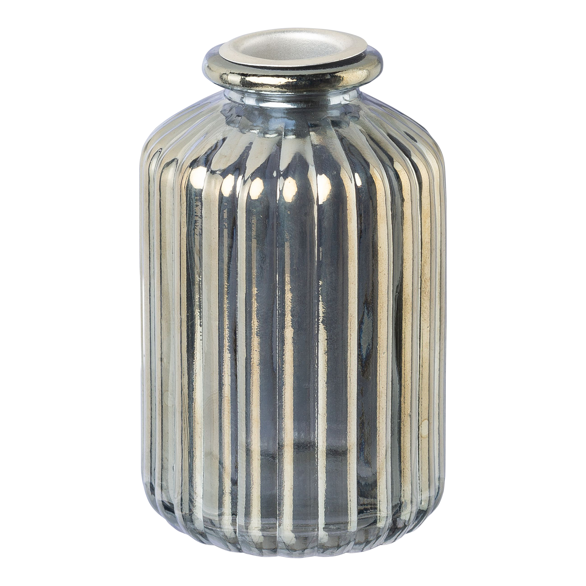 Kerzenhalter Relief Grau Kerzenhalter Relief Grau