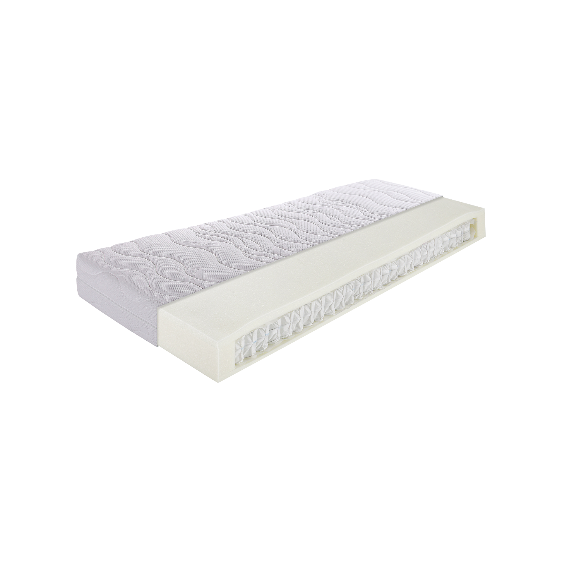 Moonline Taschenfederkernmatratze Easy TFK 100x200 cm Matratze H2 - mittelfest, bis ca. 80 kg Moonline Taschenfederkernmatratze Easy TFK 100x200 cm Matratze H2 - mittelfest, bis ca. 80 kg