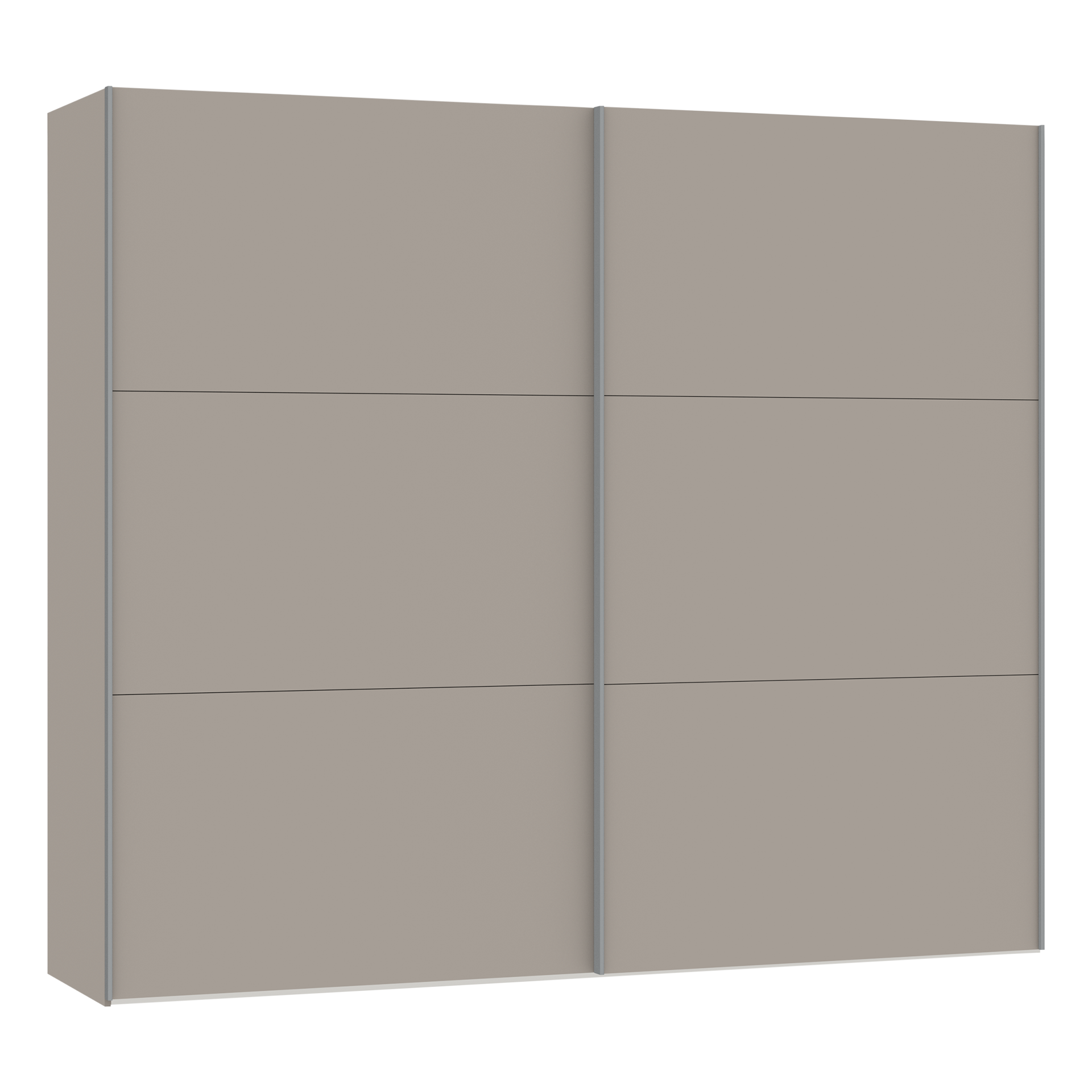 Schwebetürenschrank Luca Braun 58.5*253*220 Schwebetürenschrank Luca Braun 58.5*253*220