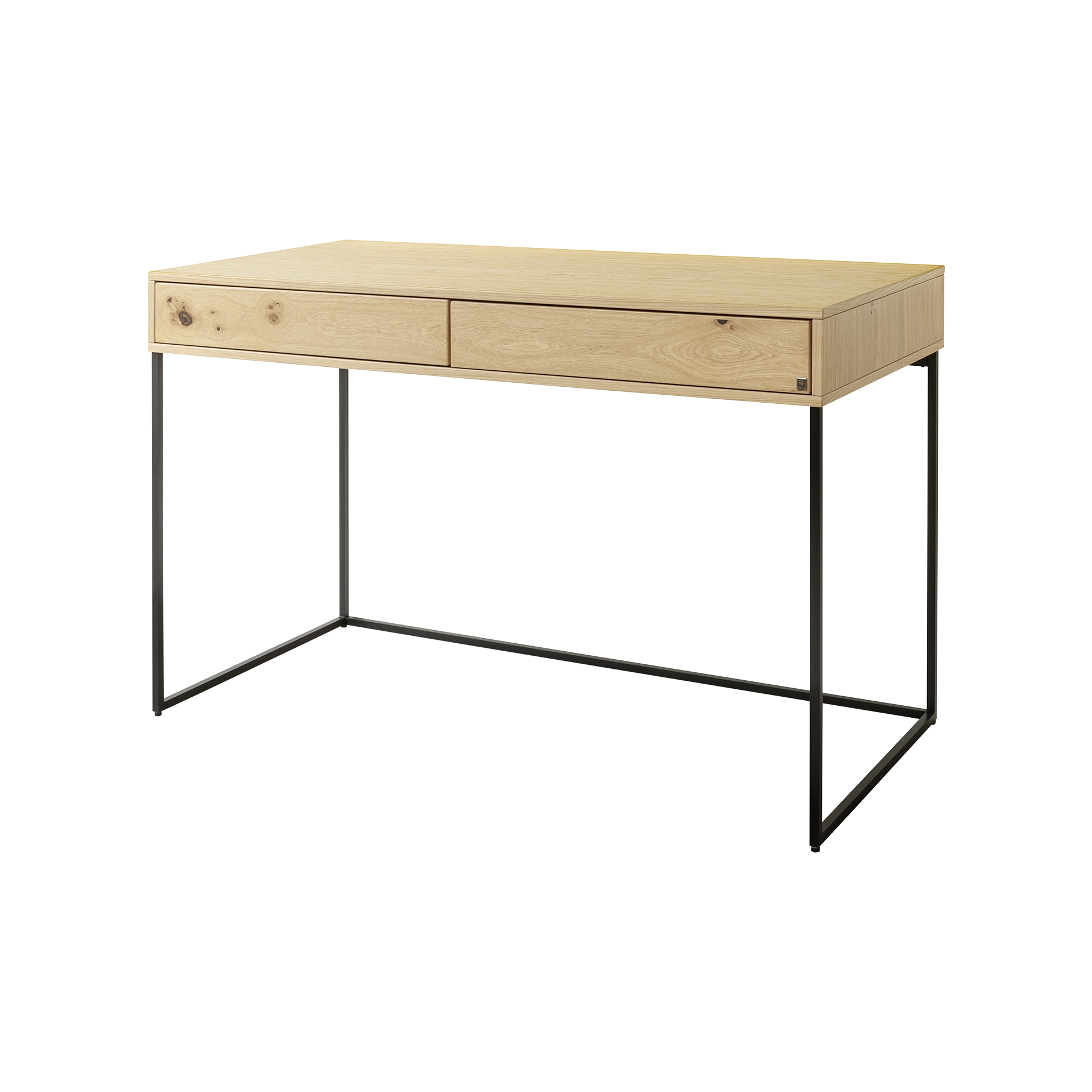 Musterring Kommode Kara-Frame Gestell Schwarz, Platte Asteiche