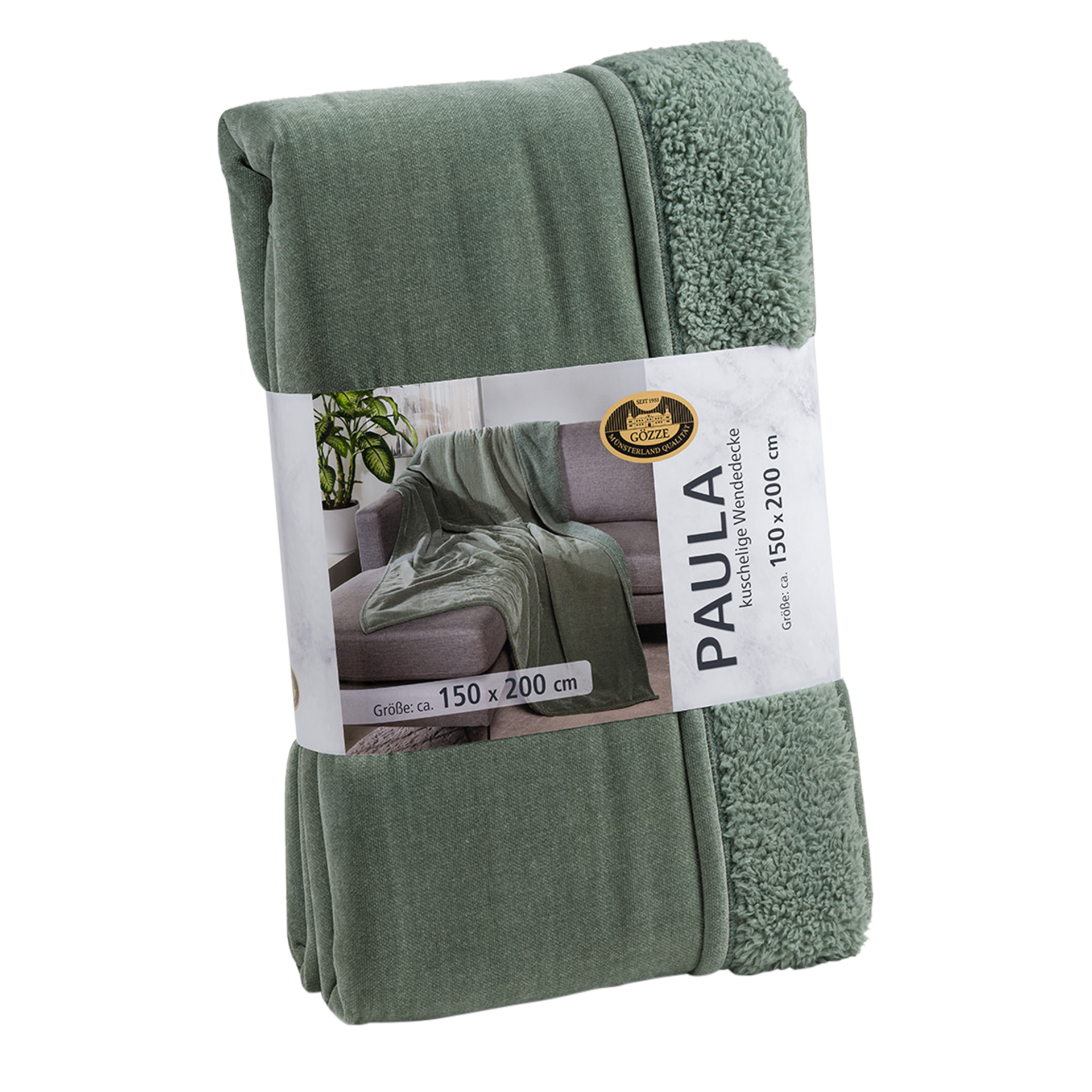 Decke Paula Salbei 150x200cm