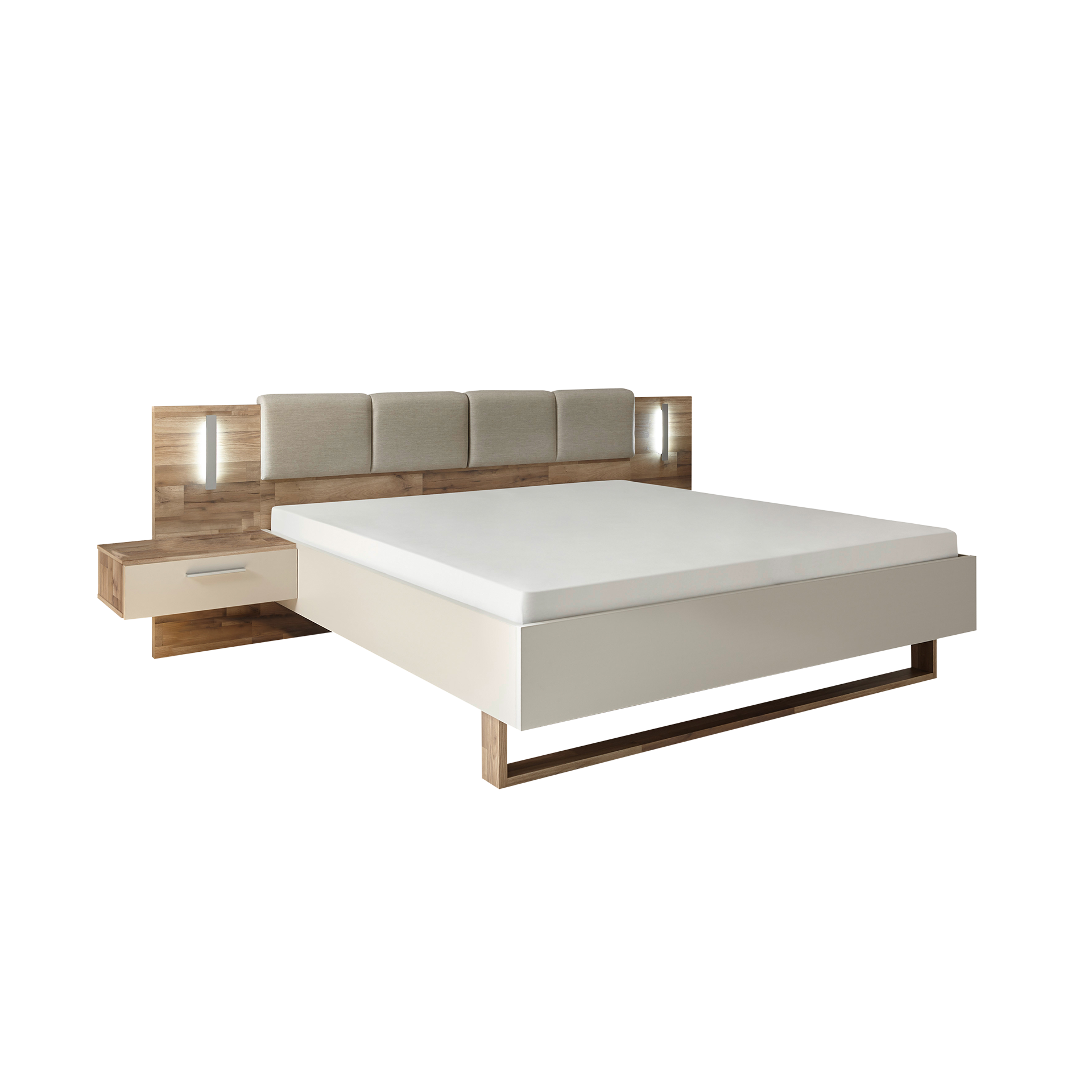 Bettanlage Casa 180x200 cm Beige 209*306*100 Bettanlage Casa 180x200 cm Beige 209*306*100