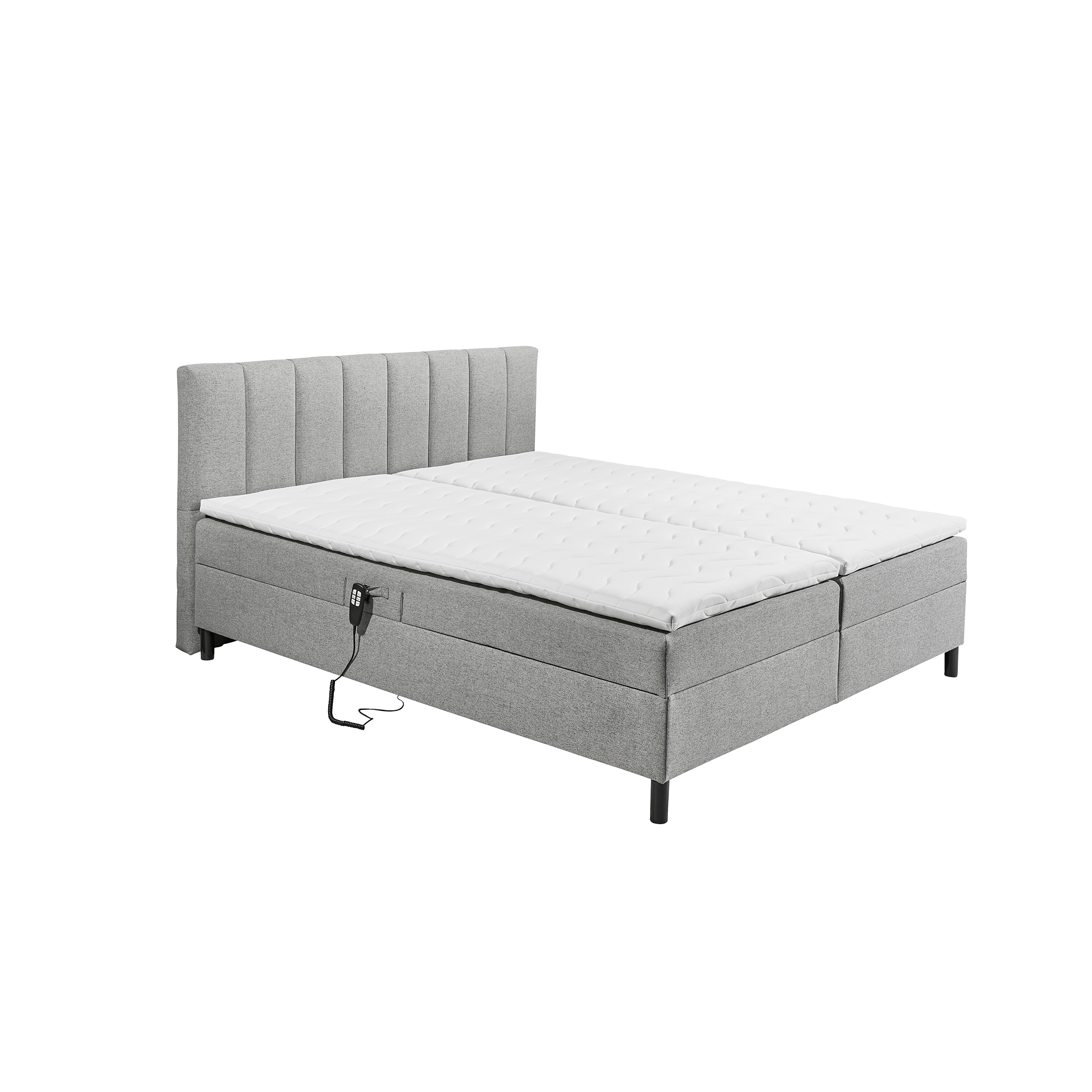 Boxbett Michelstadt Grau 180x200 cm H2 - mittelfest, bis ca. 80 kg Boxbett Michelstadt Grau 180x200 cm H2 - mittelfest, bis ca. 80 kg