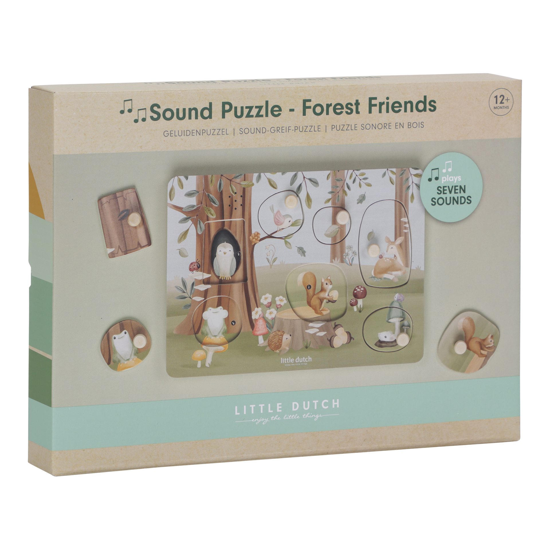 Holzspielzeug Little Dutch Sound Greif Puzzle Forest Friends Holzspielzeug Little Dutch Sound Greif Puzzle Forest Friends
