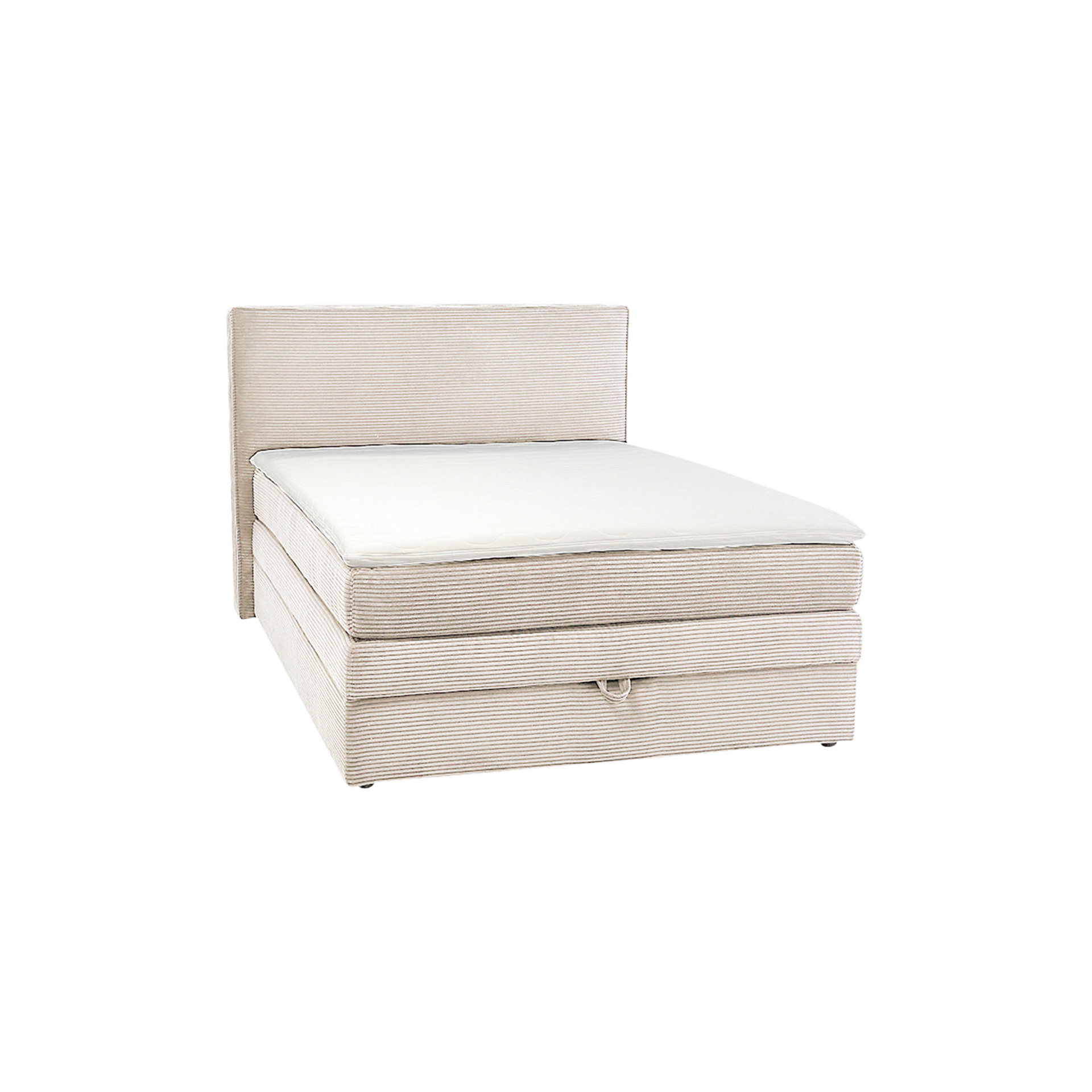 Paul Phillip Boxspringbett Janina Beige 140x200 cm Matratze H3 - fest, ab ca. 80 kg