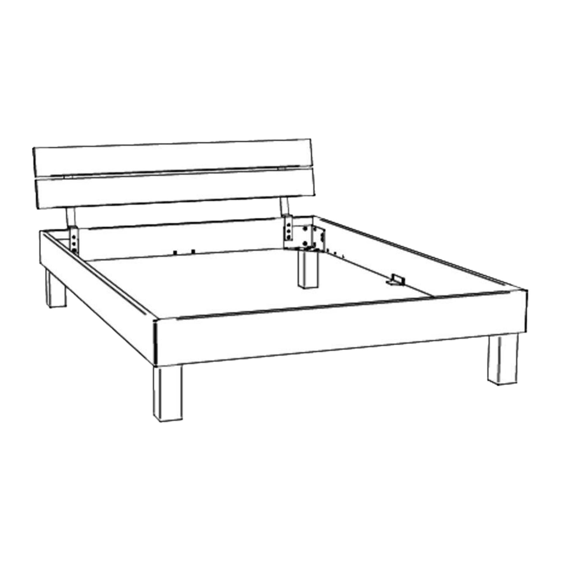 HASENA Bett Prato Gestell Kernbuche 160x200 cm HASENA Bett Prato Gestell Kernbuche 160x200 cm