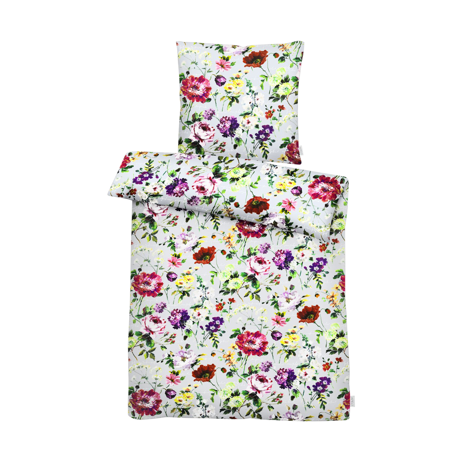 Satin Bettwäsche Emilia Bunt 135x200cm