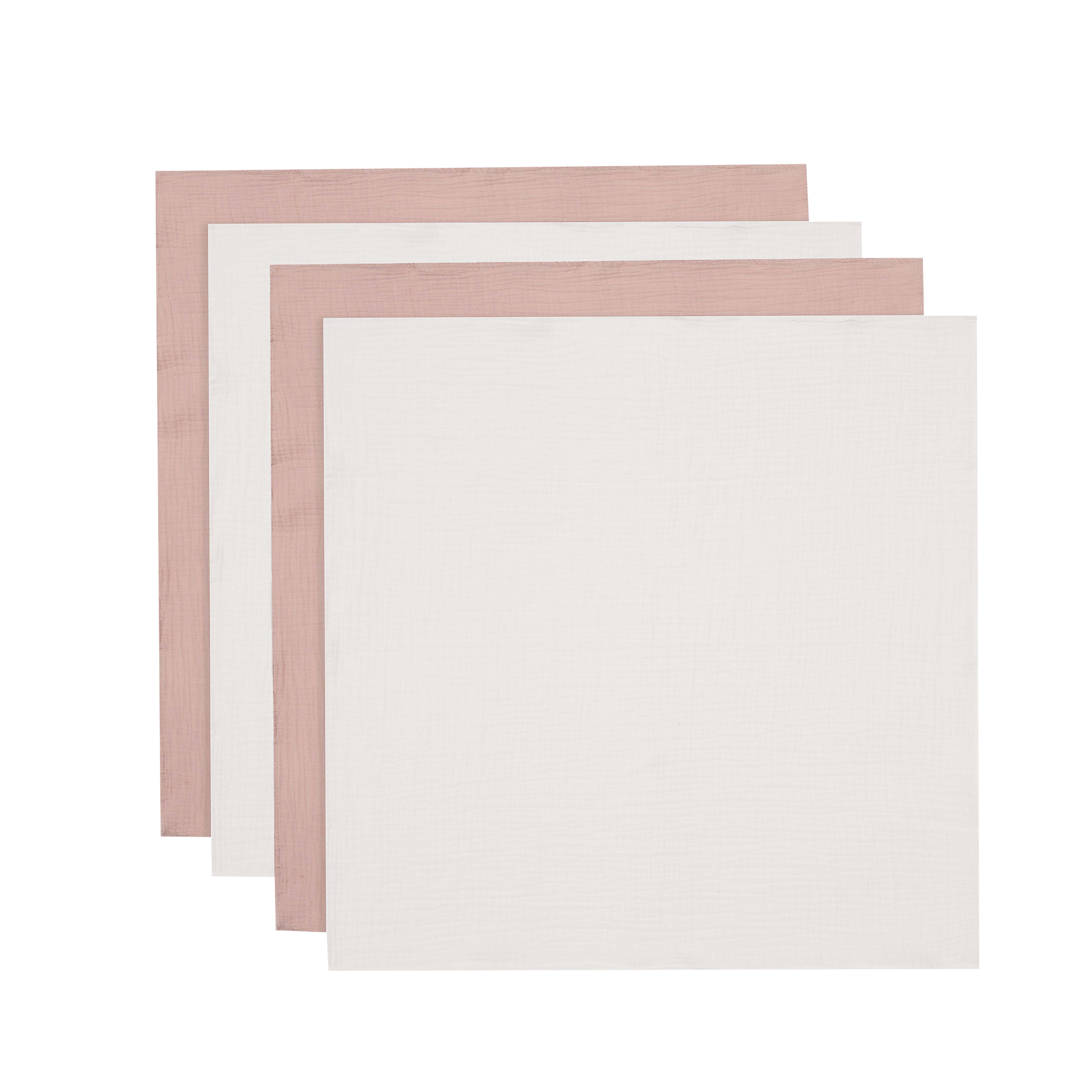 Mulltuch Hydrophil 4-teilig pale pink Mulltuch Hydrophil 4-teilig pale pink