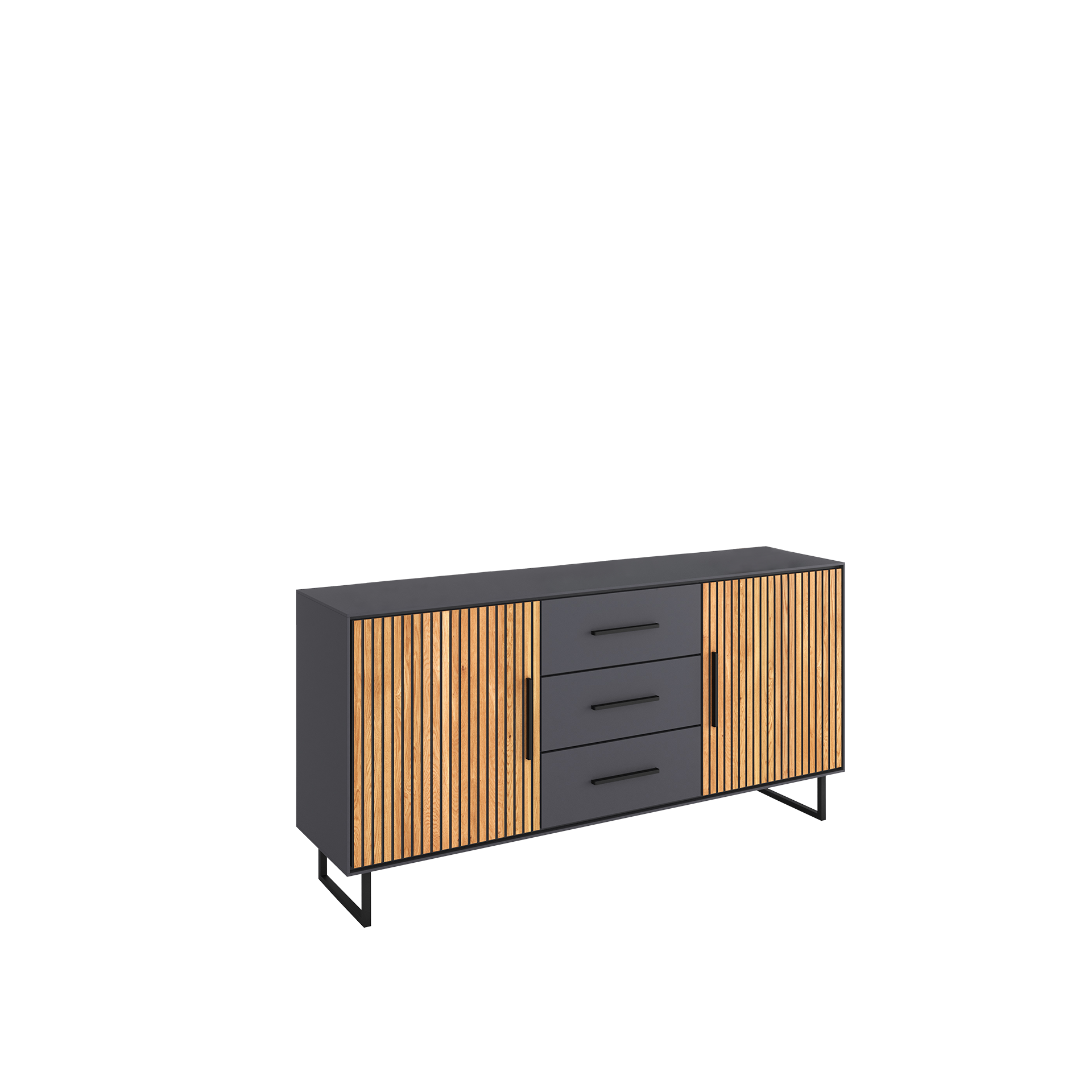 Novofurn Sideboard Stina Anthrazit Novofurn Sideboard Stina Anthrazit