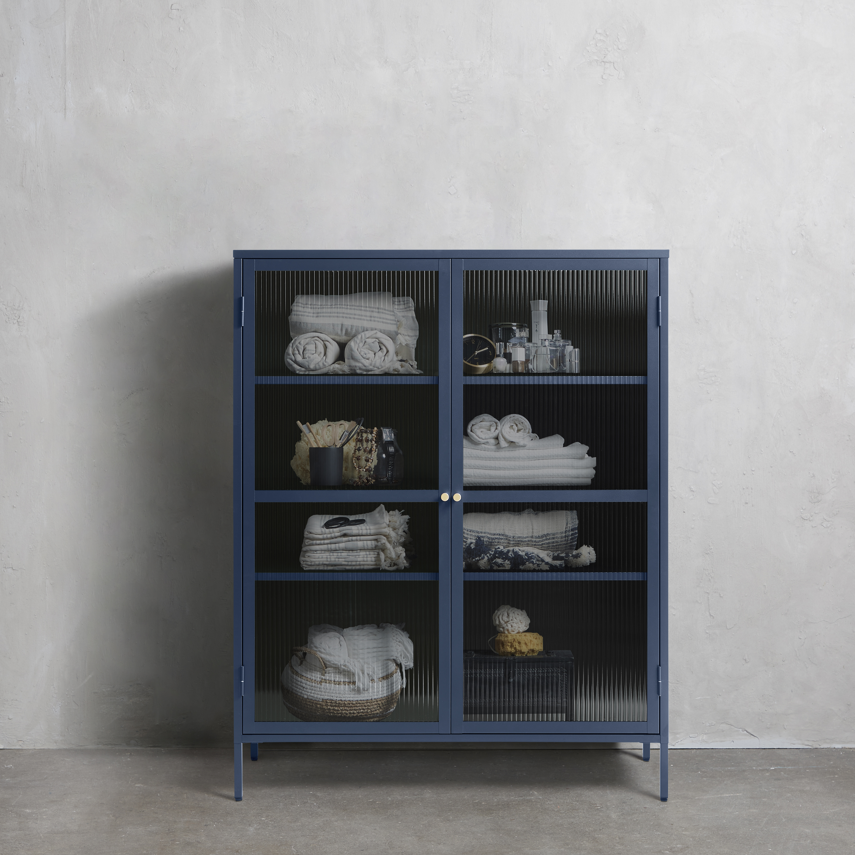 Highboard Bruno Blau 40.3*110.9*140 Highboard Bruno Blau 40.3*110.9*140