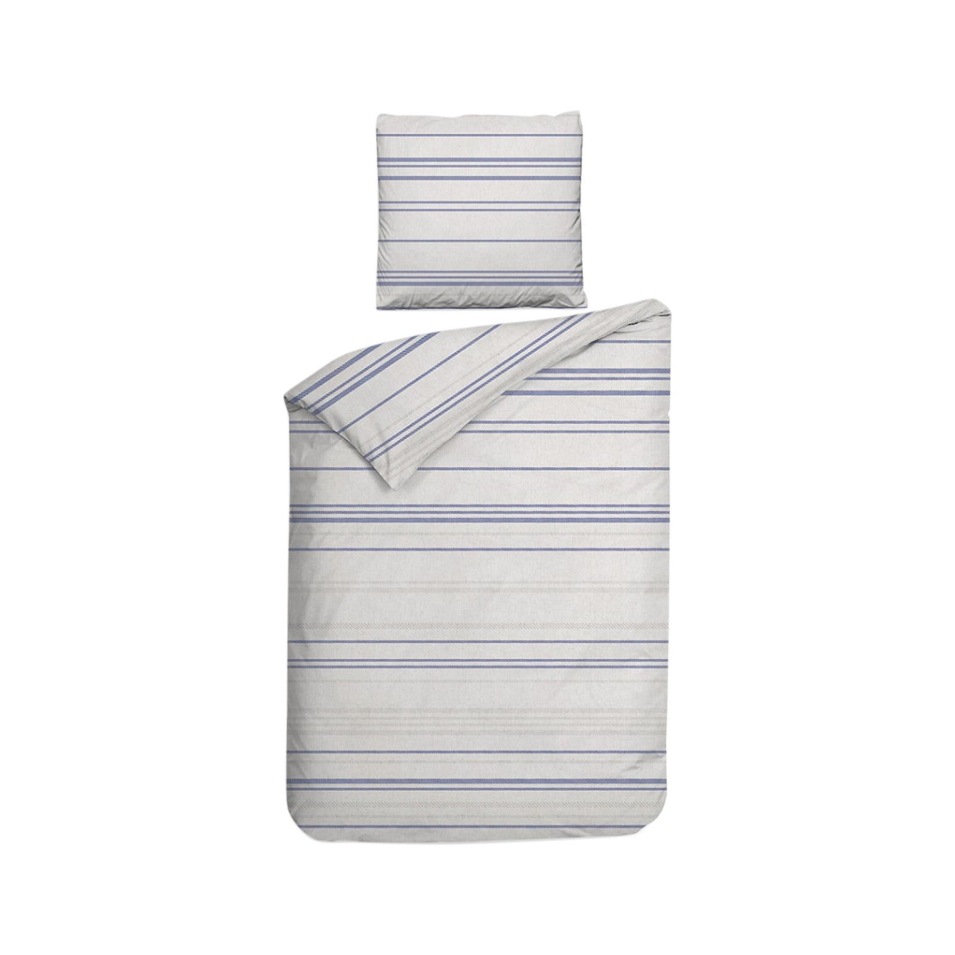 Flanell Bettwäsche Mattia Grey 135x200cm Flanell Bettwäsche Mattia Grey 135x200cm