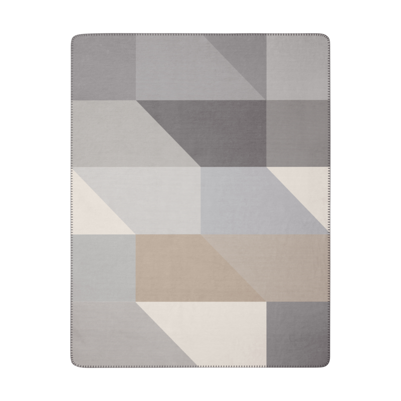 Biederlack Decke Great Stone Grau 150x200cm