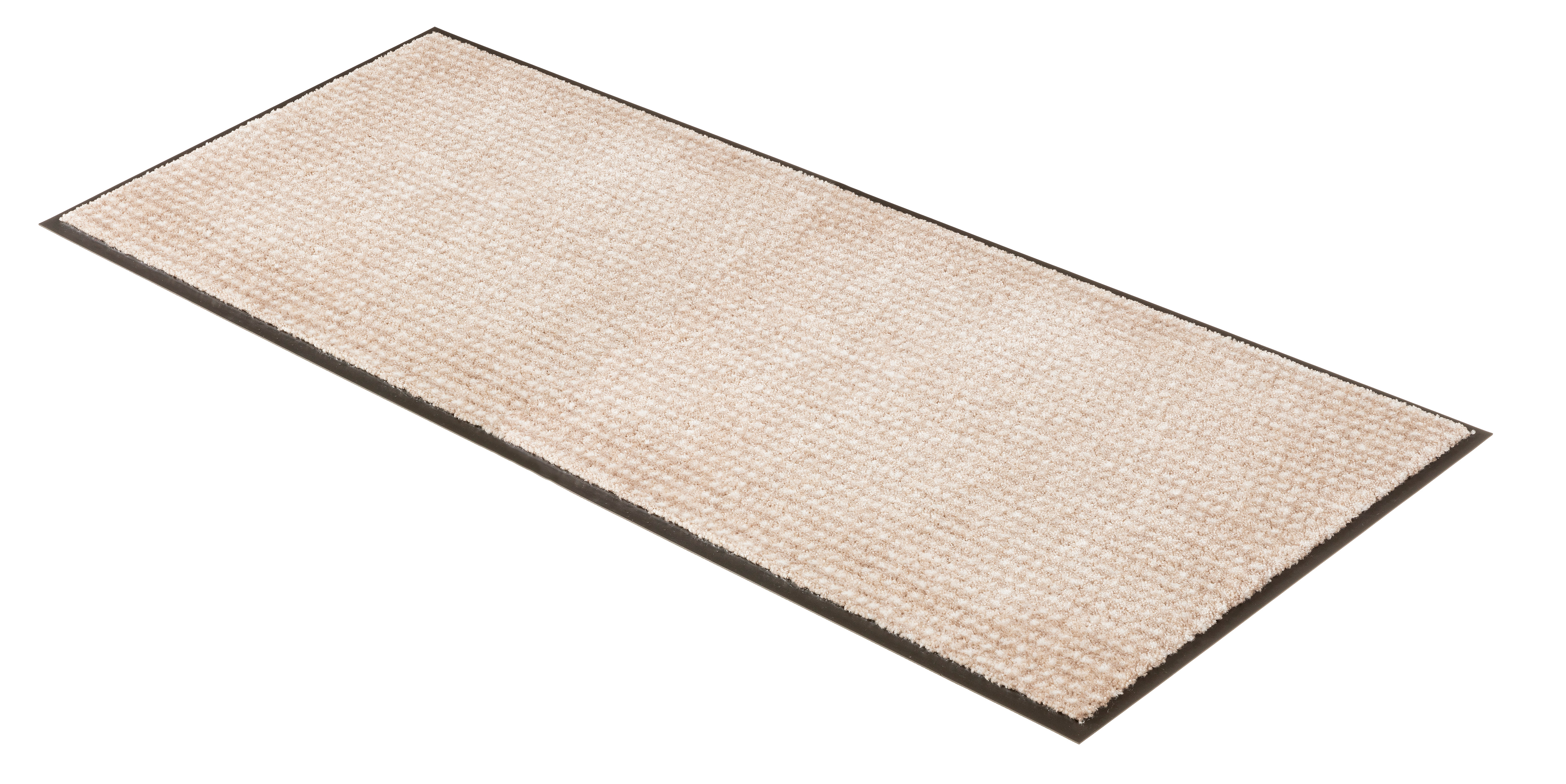 SCHÖNER WOHNEN-Kollektion Fußmatte Miami 67x150 Punkte Beige SCHÖNER WOHNEN-Kollektion Fußmatte Miami 67x150 Punkte Beige