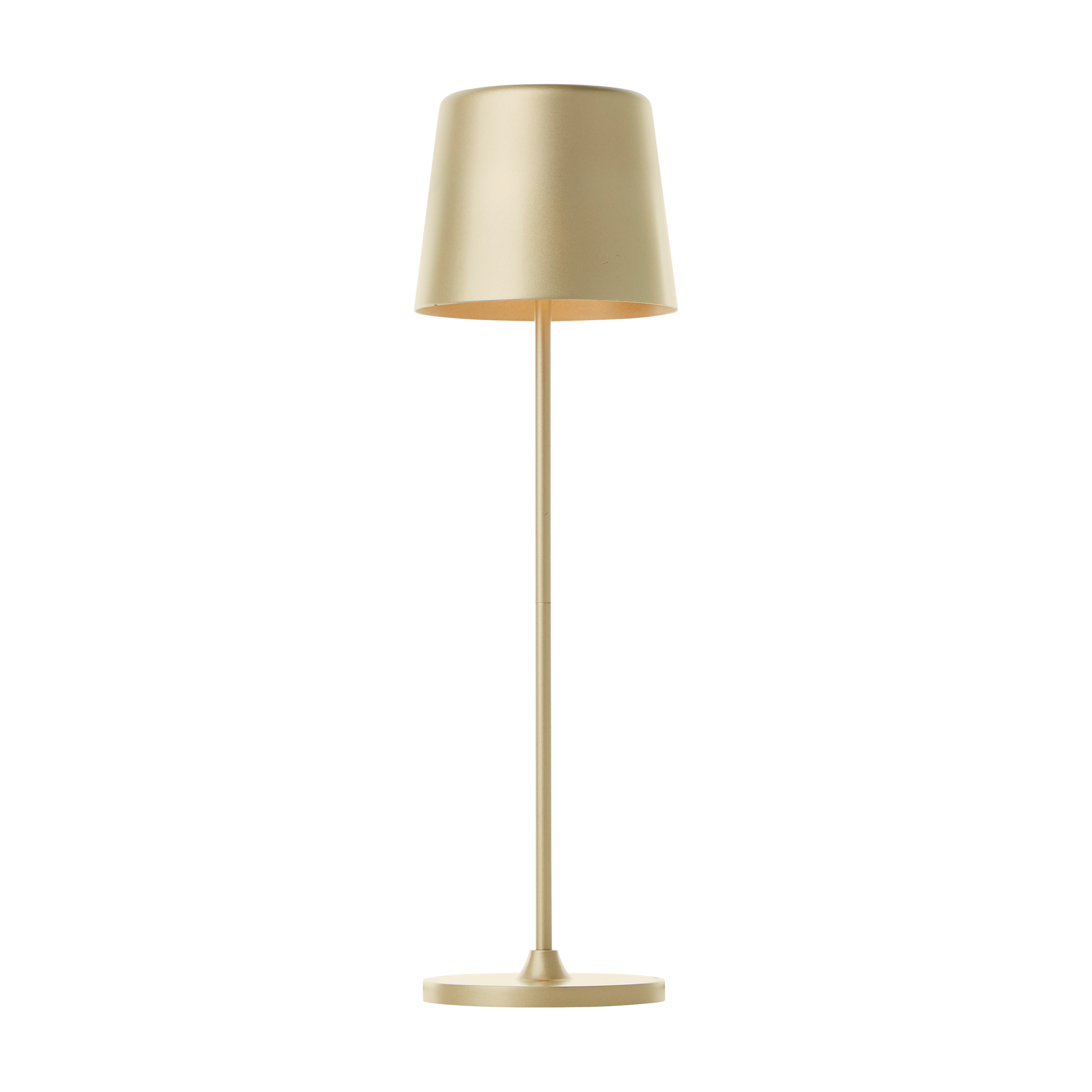 Akku-Tischleuchte Kaami Gold Akku-Tischleuchte Kaami Gold