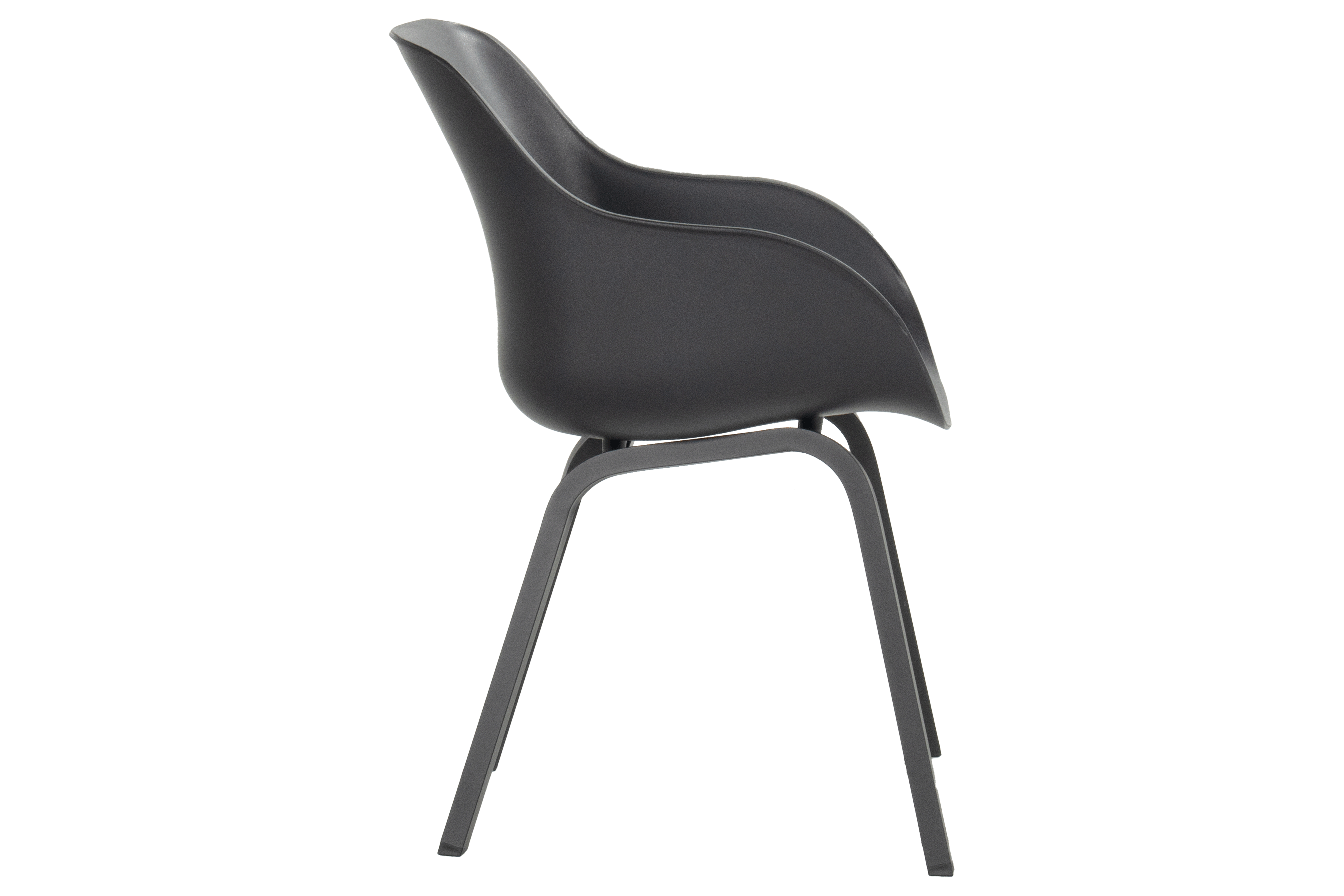 Hartman Gartensessel Le Soleil aus recyceltem Kunststoff Schwarz Hartman Gartensessel Le Soleil aus recyceltem Kunststoff Schwarz