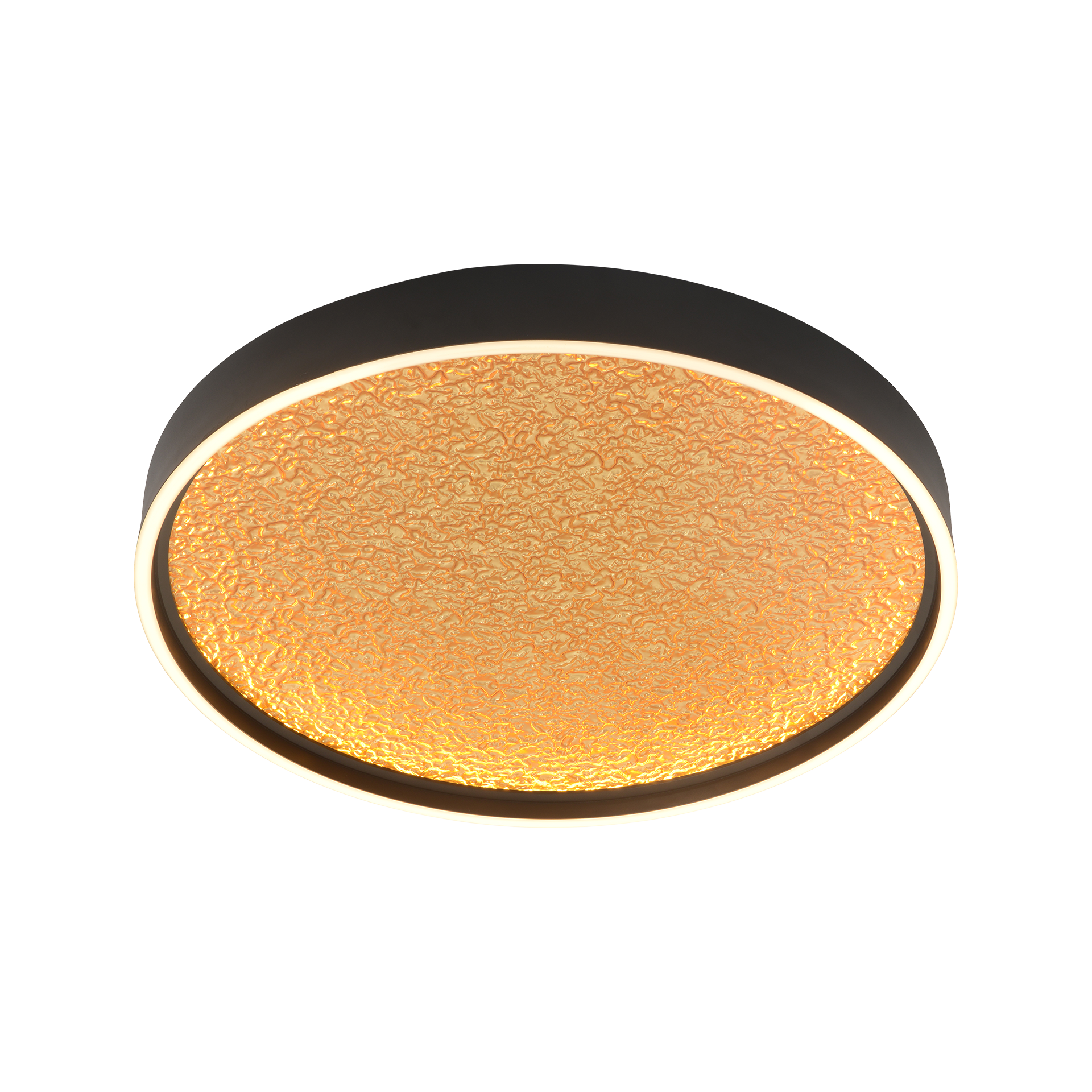 Deckenleuchte Bormes Schwarz-Gold Deckenleuchte Bormes Schwarz-Gold