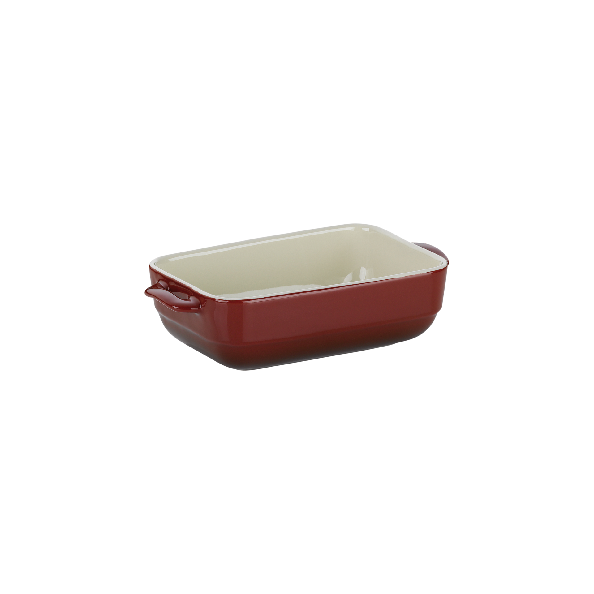 Auflaufform Malin Rot-Beige