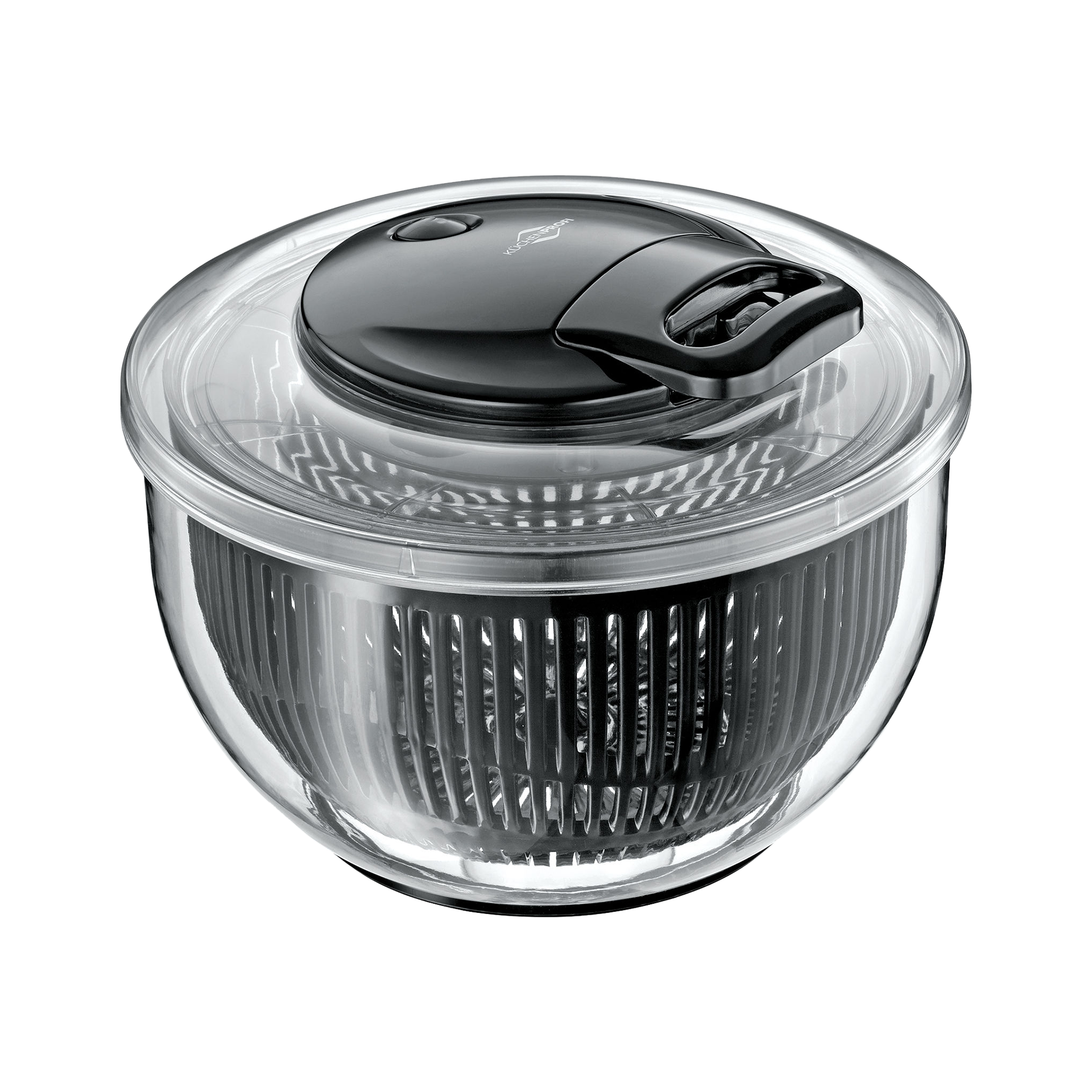 Salatschleuder Turbo Durchsichtig Schwarz Salatschleuder Turbo Durchsichtig Schwarz