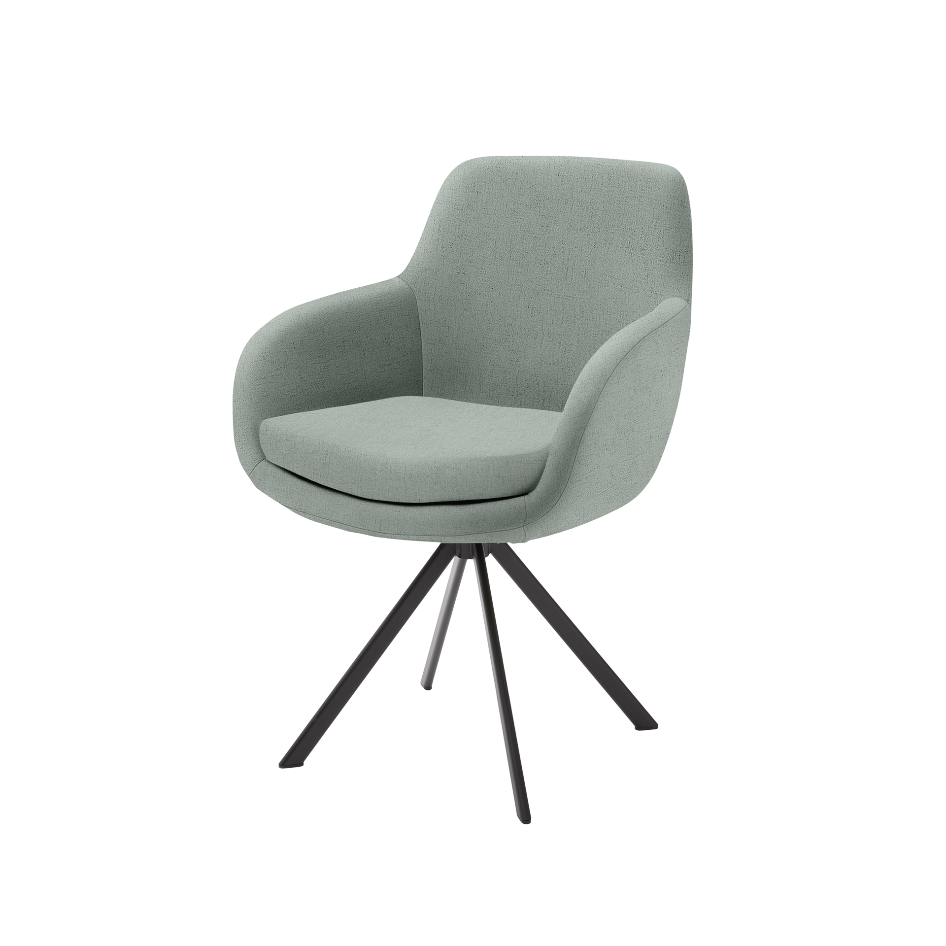 Musterring Armlehnstuhl Tavia Bezug Florida aqua Gestell Schwarz Musterring Armlehnstuhl Tavia Bezug Florida aqua Gestell Schwarz