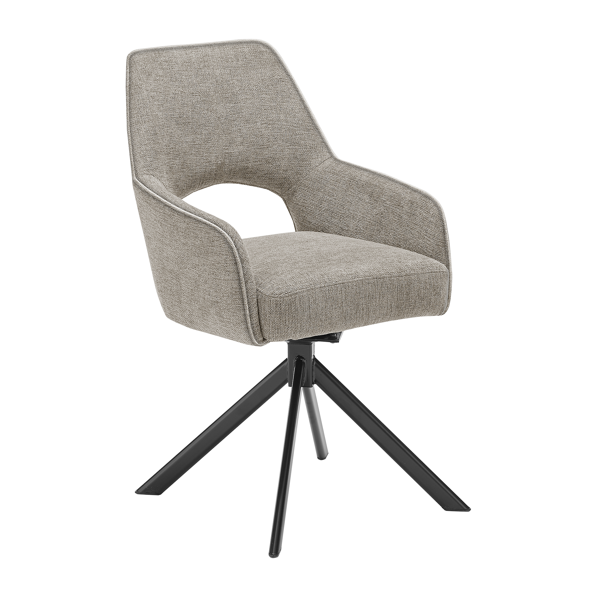 set one by Musterring Armlehnstuhl Winston Sitz Brego Taupe Gestell Schwarz set one by Musterring Armlehnstuhl Winston Sitz Brego Taupe Gestell Schwarz