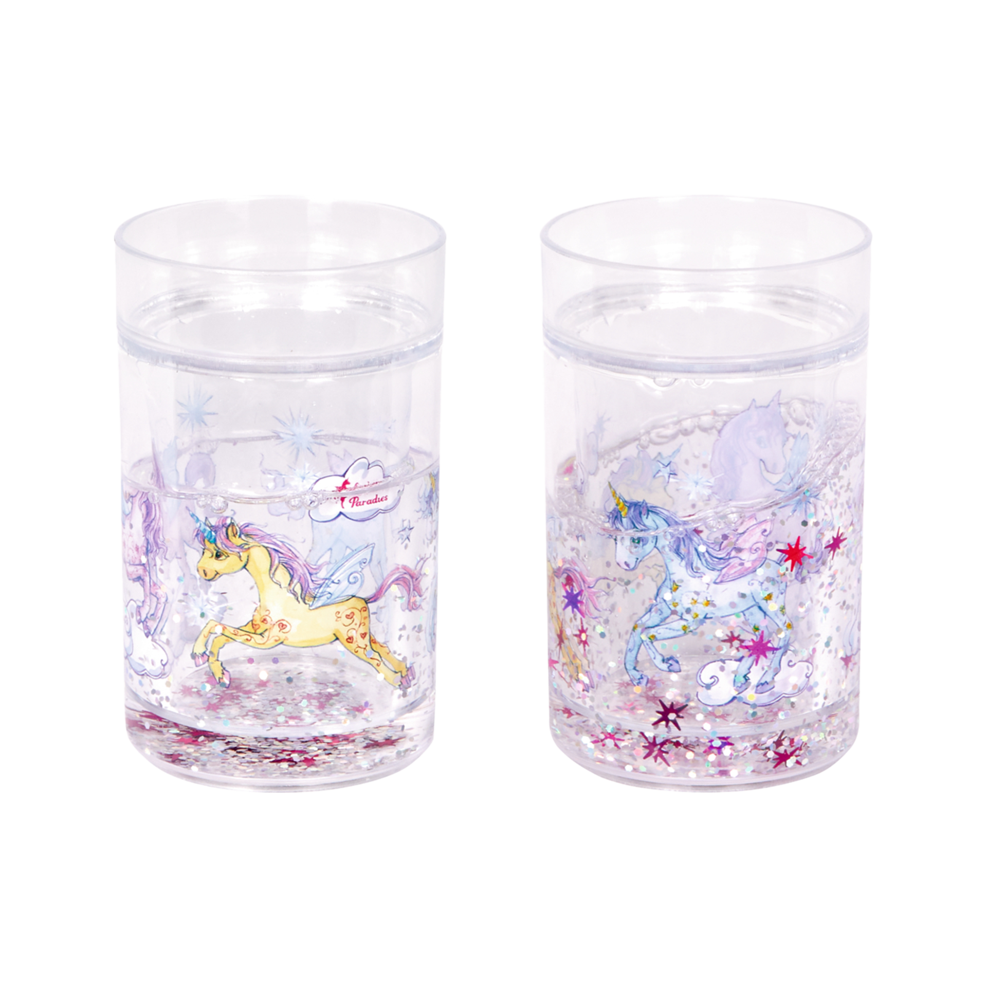 Kindergeschirr Glitzerbecher - Einhorn-Paradies Mehrfarbig Kindergeschirr Glitzerbecher - Einhorn-Paradies Mehrfarbig