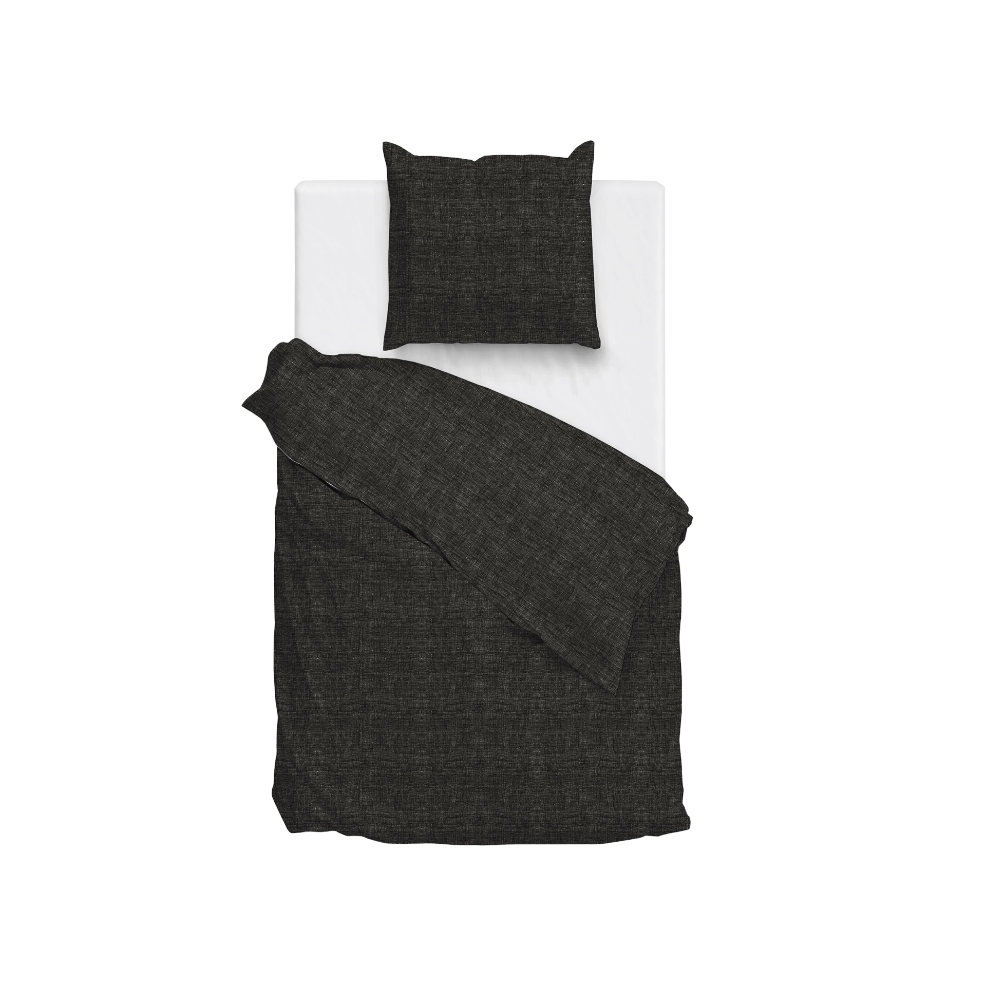 Bettwäsche Lino Midnight Black 135x200cm Bettwäsche Lino Midnight Black 135x200cm