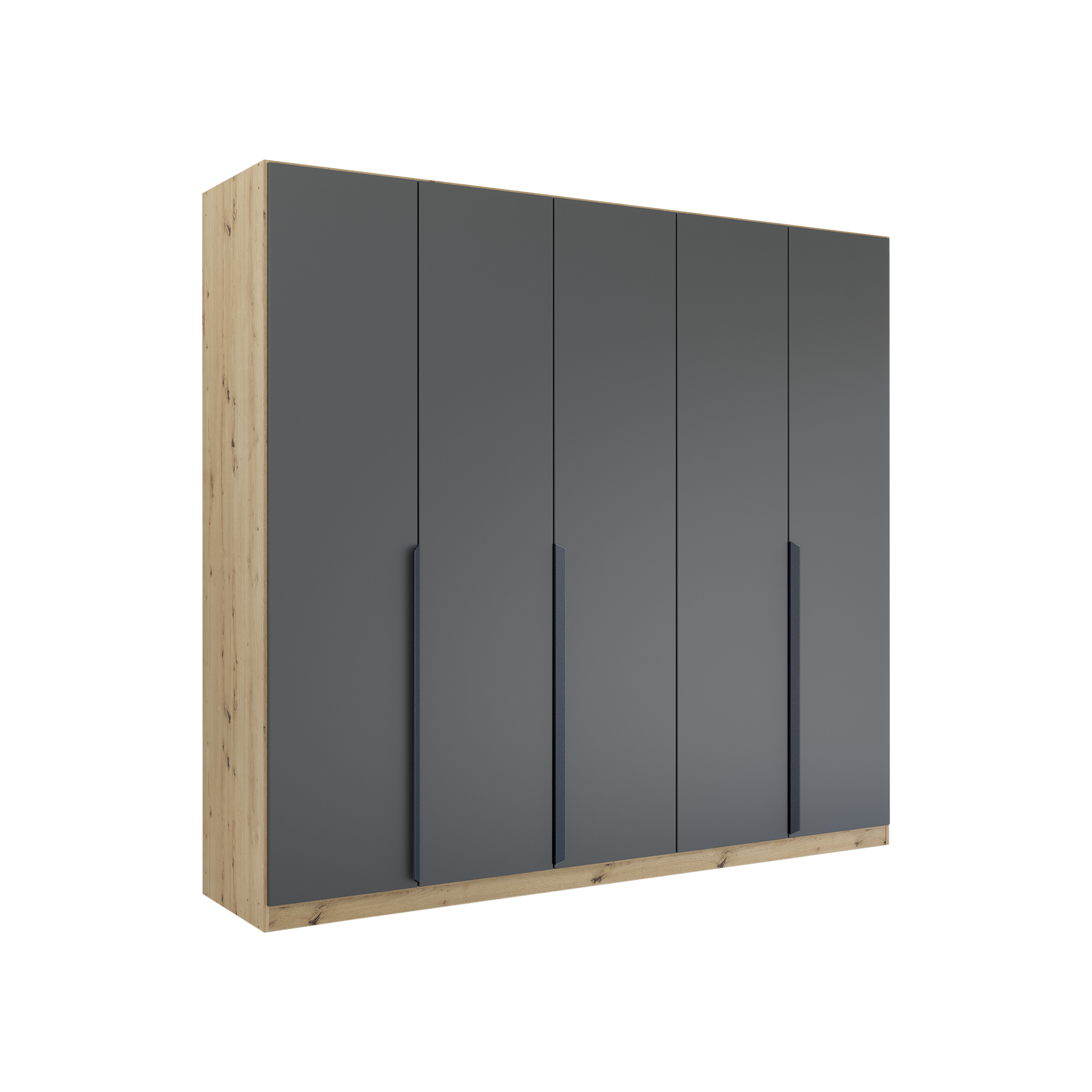 Drehtürenschrank Wildwest 5-türig Grau 54*226*210 Drehtürenschrank Wildwest 5-türig Grau 54*226*210