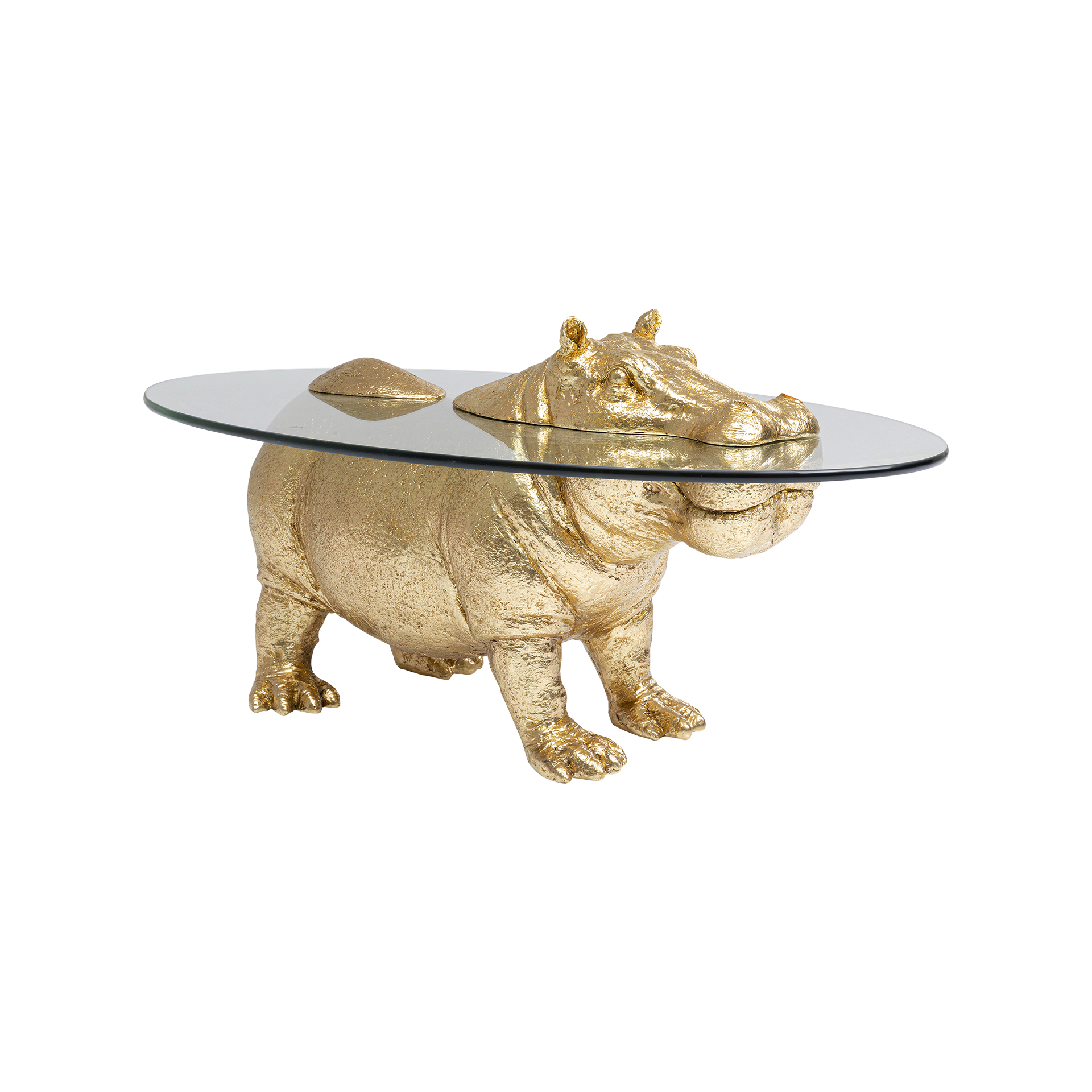 Kare Couchtisch Hippo Gold Kare Couchtisch Hippo Gold