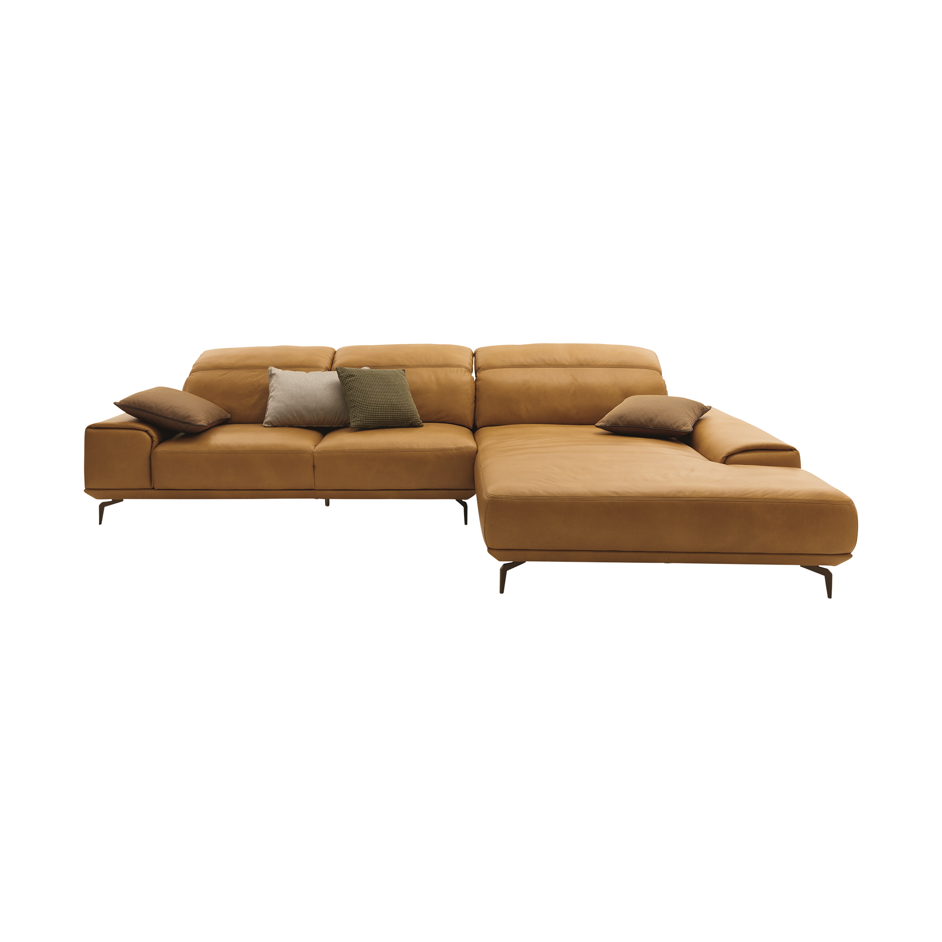 Musterring Ecksofa MR 2490 Braun Ottomane rechts Musterring Ecksofa MR 2490 Braun Ottomane rechts