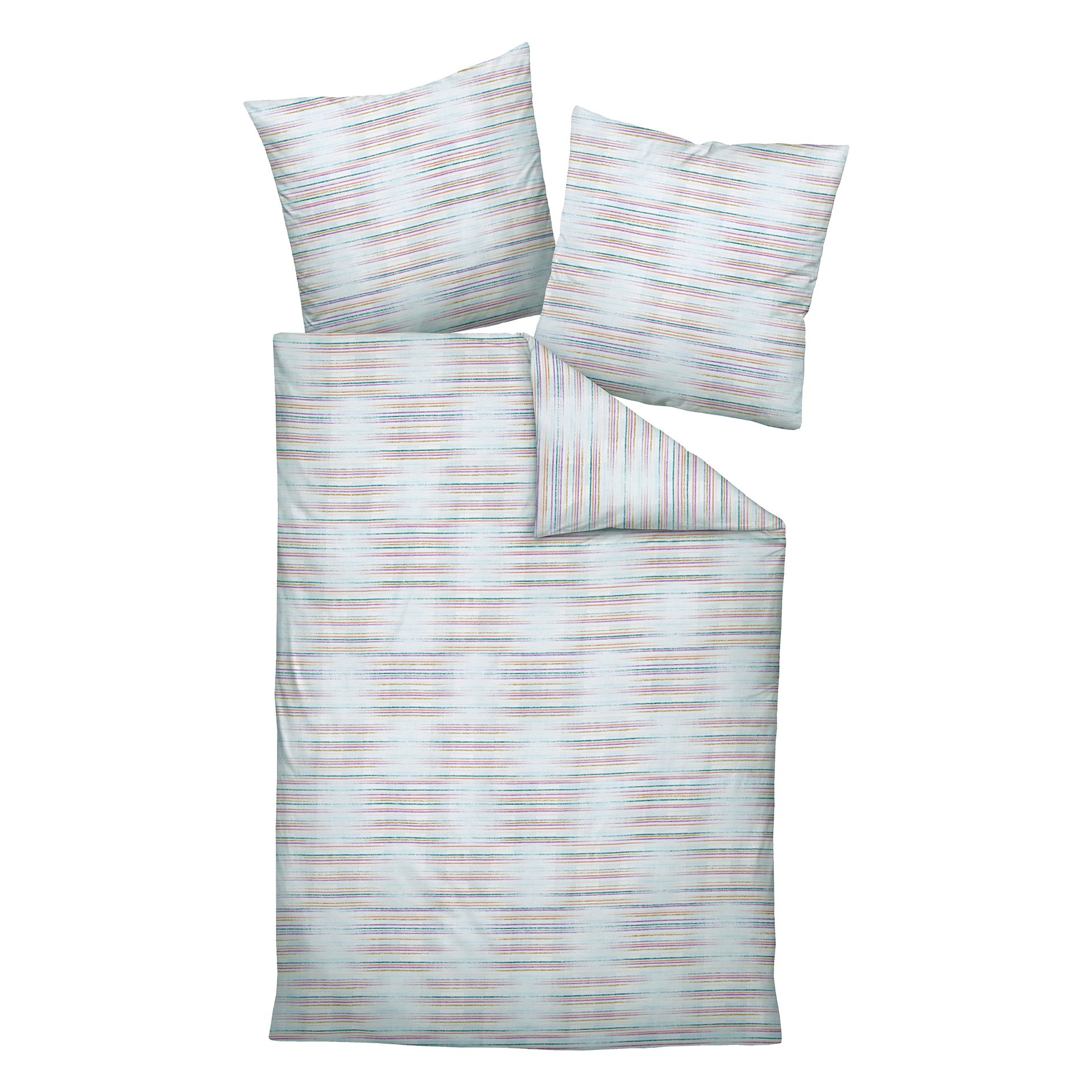 Flanell Bettwäsche Chinchilla S Perlblau 155x220cm Flanell Bettwäsche Chinchilla S Perlblau 155x220cm