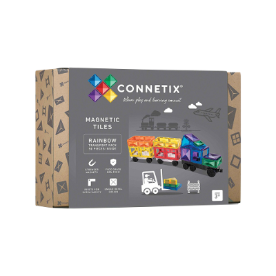 Magnetbausteine Transport Pack - 50-tlg. Mehrfarbig Magnetbausteine Transport Pack - 50-tlg. Mehrfarbig