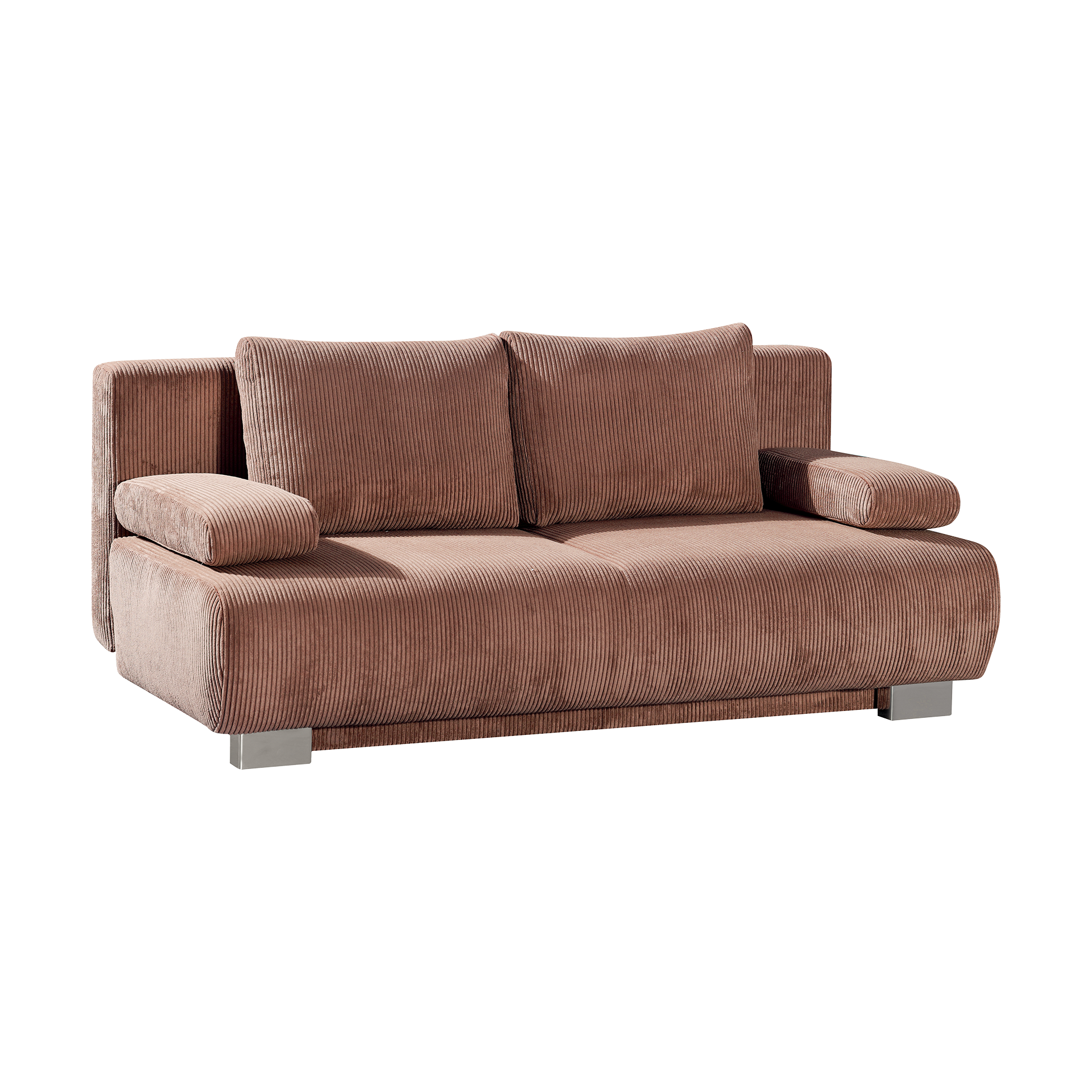 Inovationi Schlafsofa Robin Bezug Cord Braun