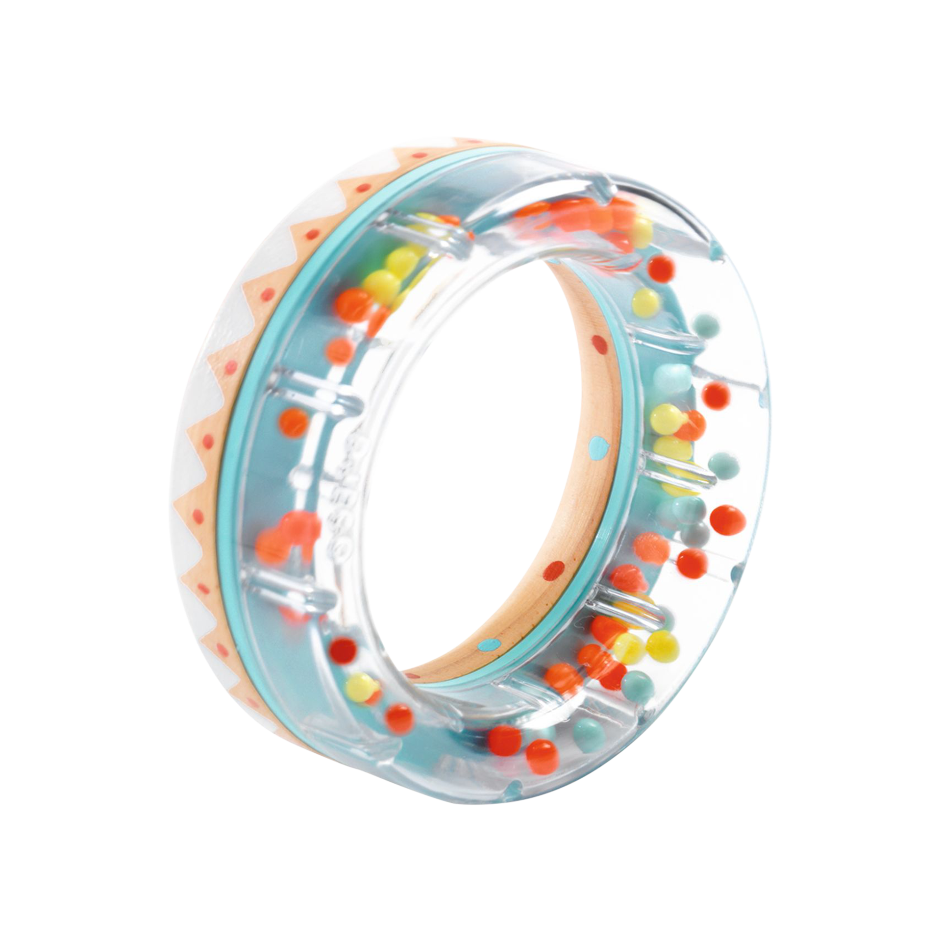 Babyspielzeug BabyRing Bunt-Natur